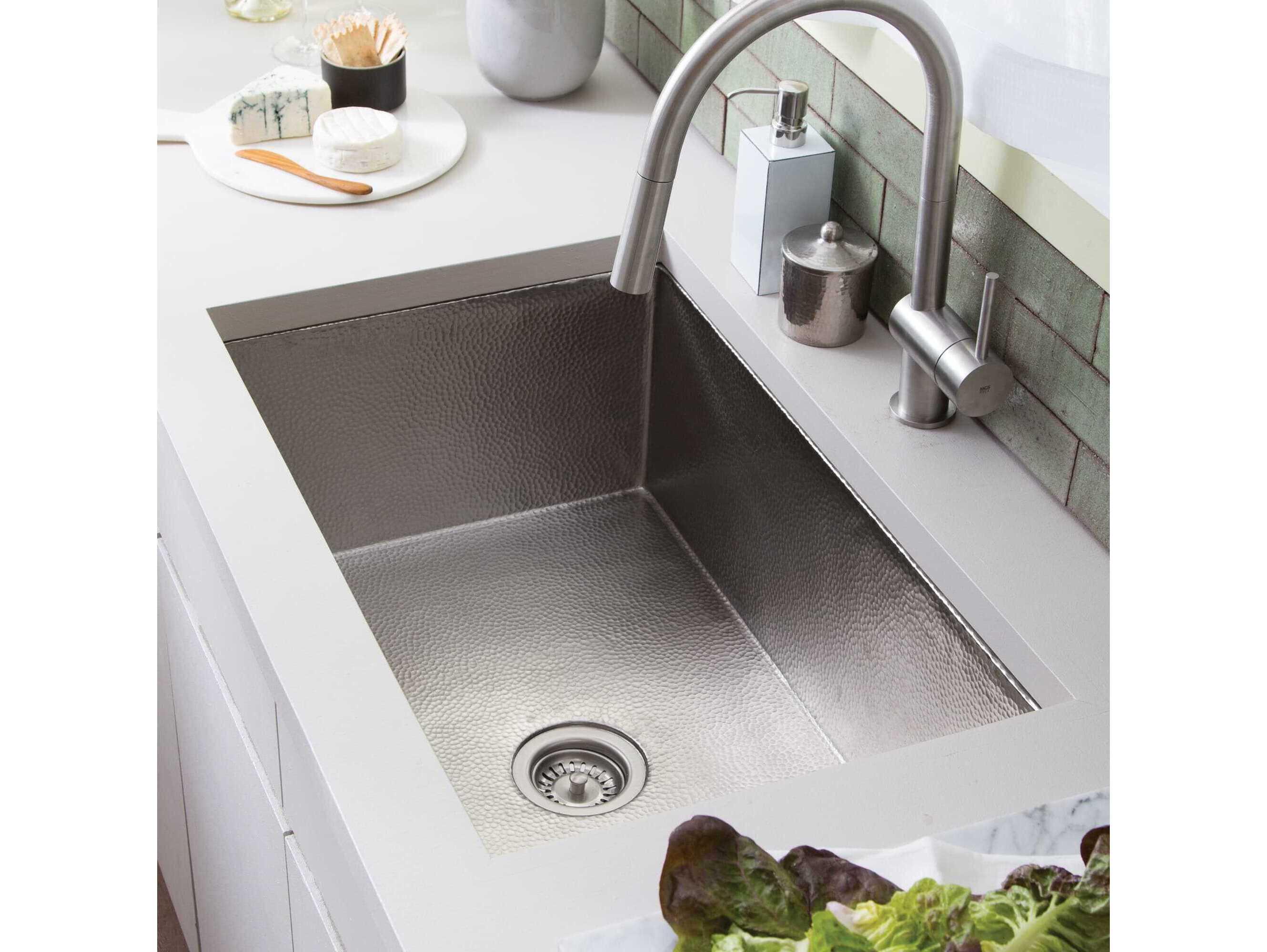 Native Trails Cocina Brushed Nickel Kitchen Sink