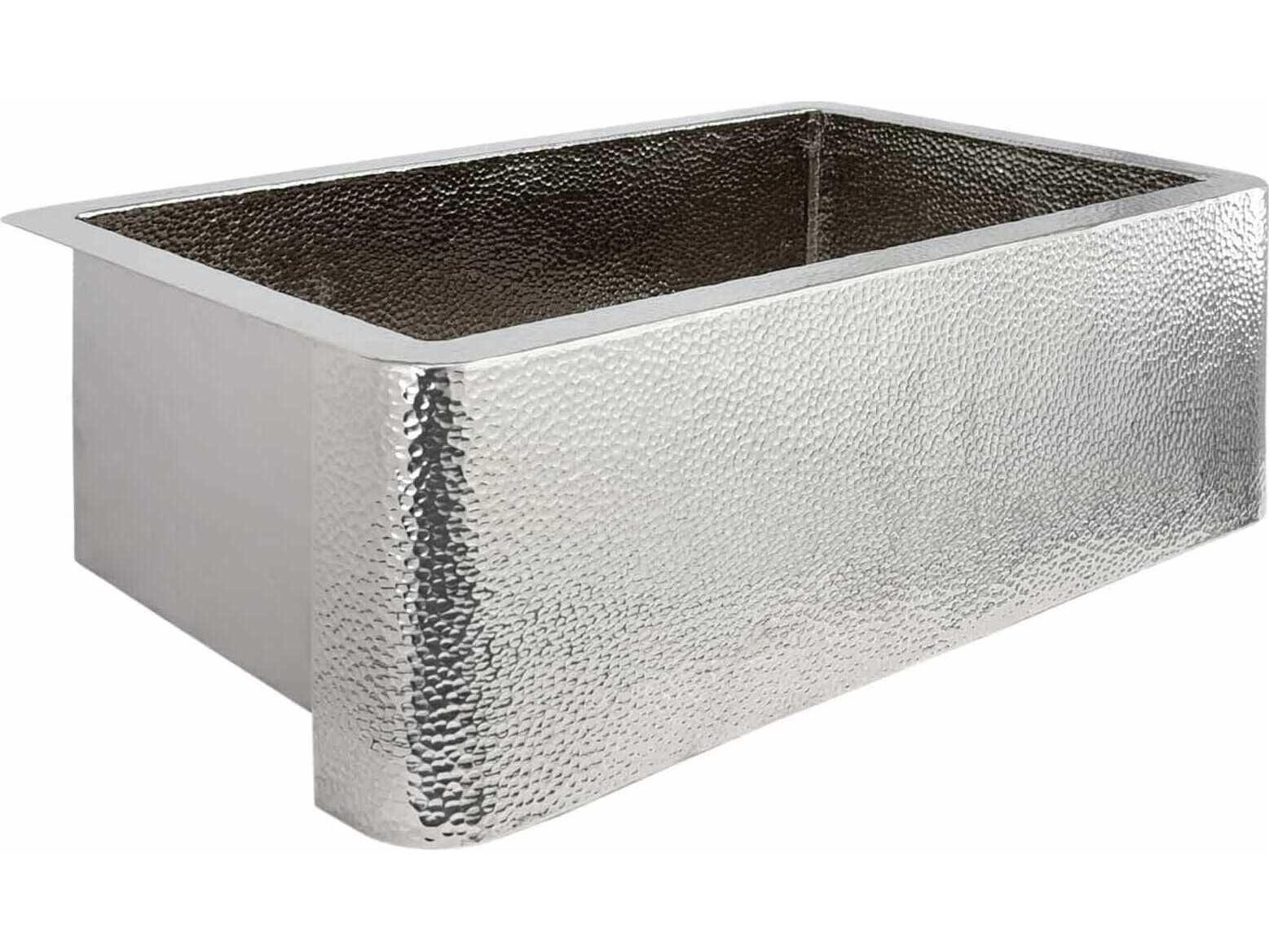 Native Trails Farmhouse Polished Nickel Kitchen Sink