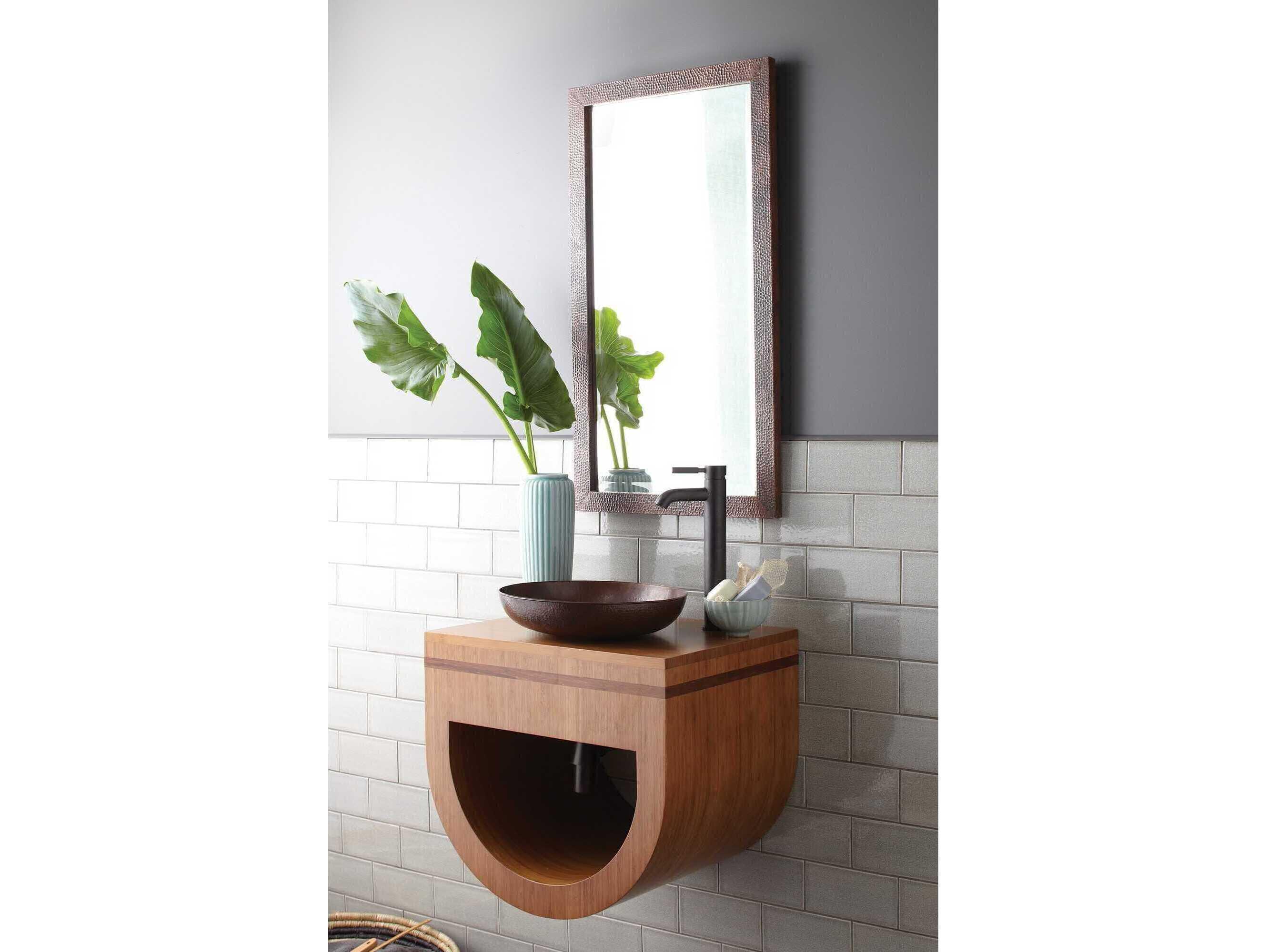 Native Trails Milano Antique Copper Rectangular Wall Mirror
