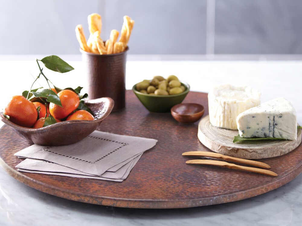 Native Trails Tempered Copper Lazy Susan