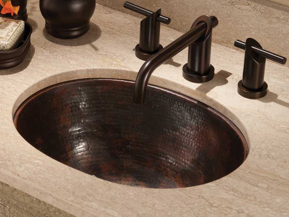 Native Trails Cameo Antique Copper Bathroom Sink