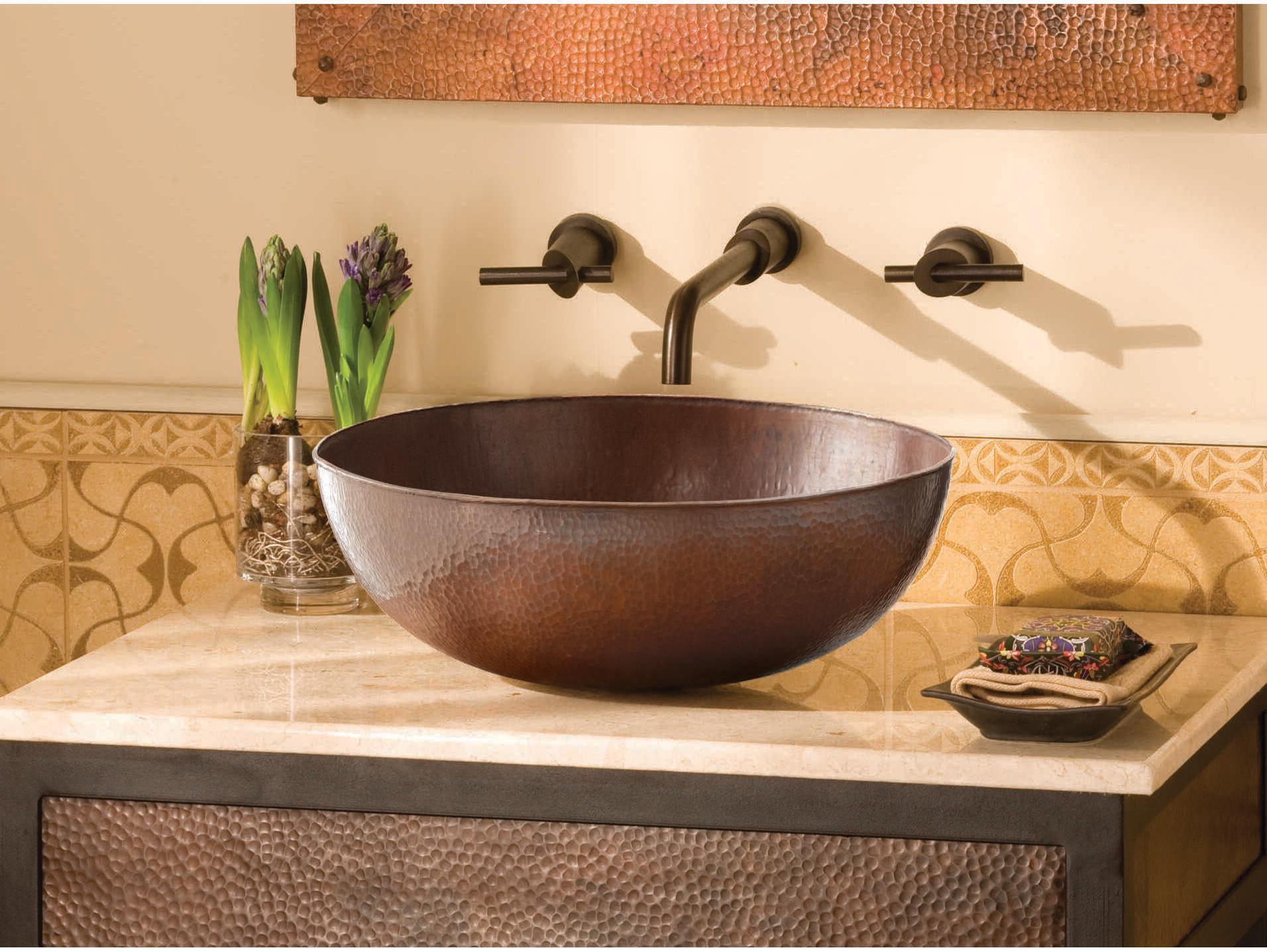 Native Trails Maestro Oval Antique Copper Bathroom Sink
