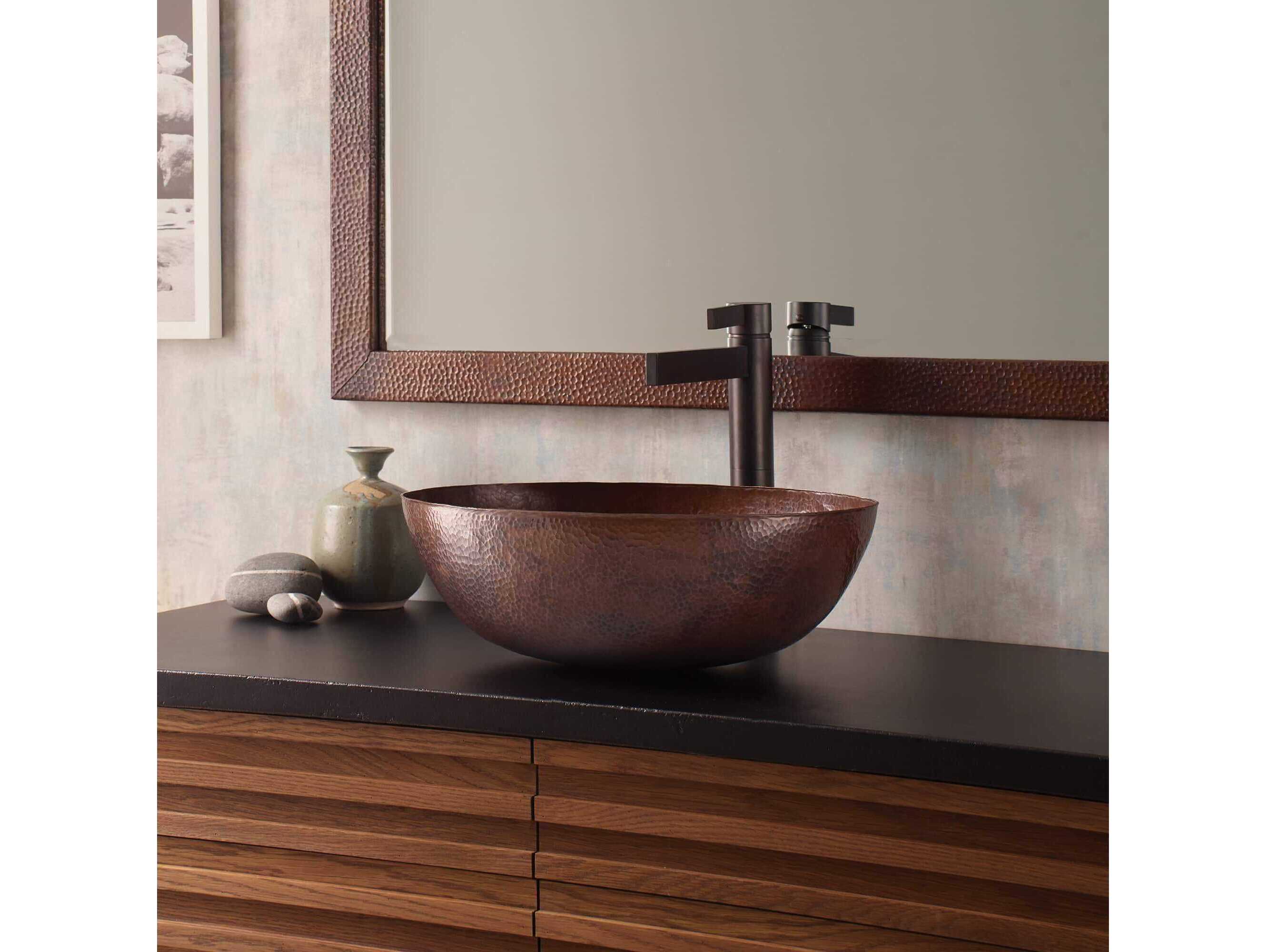 Native Trails Maestro Oval Antique Copper Bathroom Sink