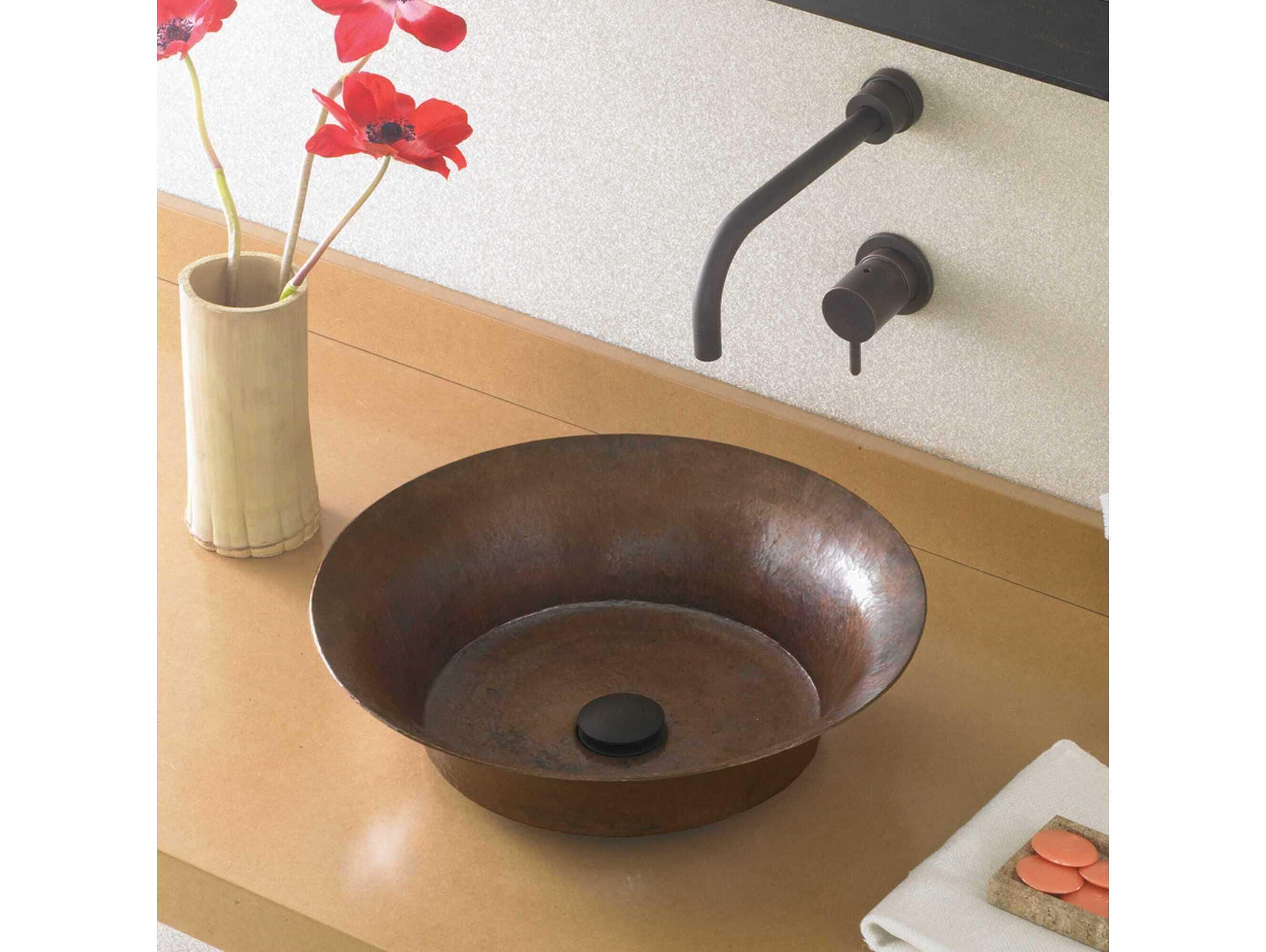 Native Trails Maestro Bajo Antique Copper Bathroom Sink