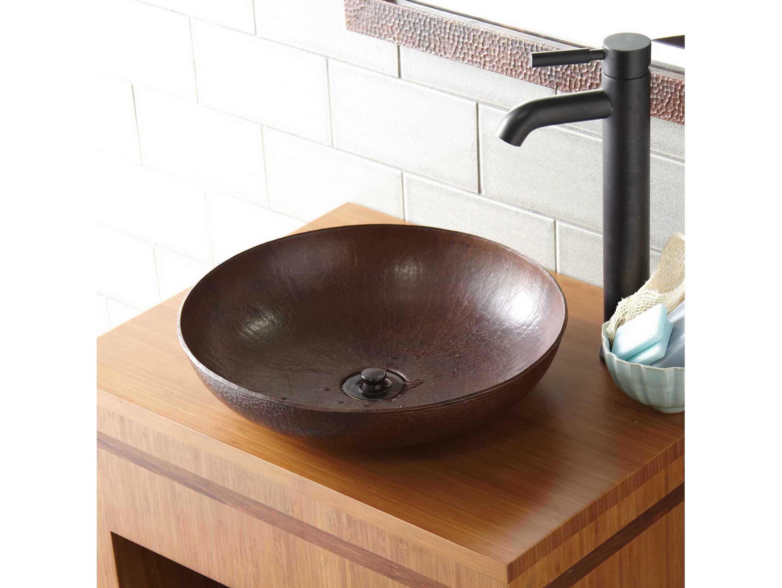 Native Trails Maestro Sonata Petit Antique Copper Bathroom Sink