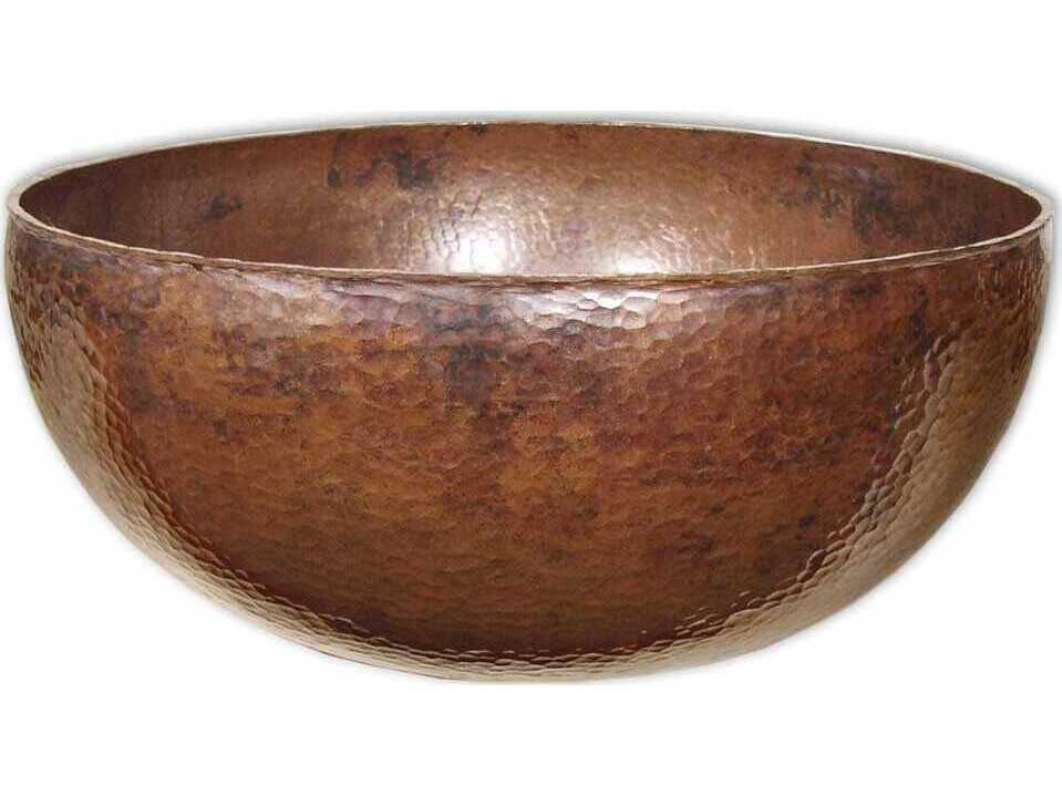 Native Trails Maestro Petit Tempered Copper Bathroom Sink