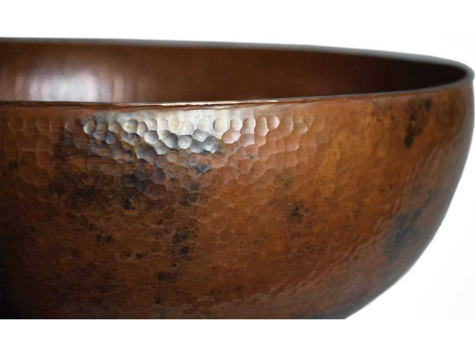 Native Trails Maestro Petit Tempered Copper Bathroom Sink