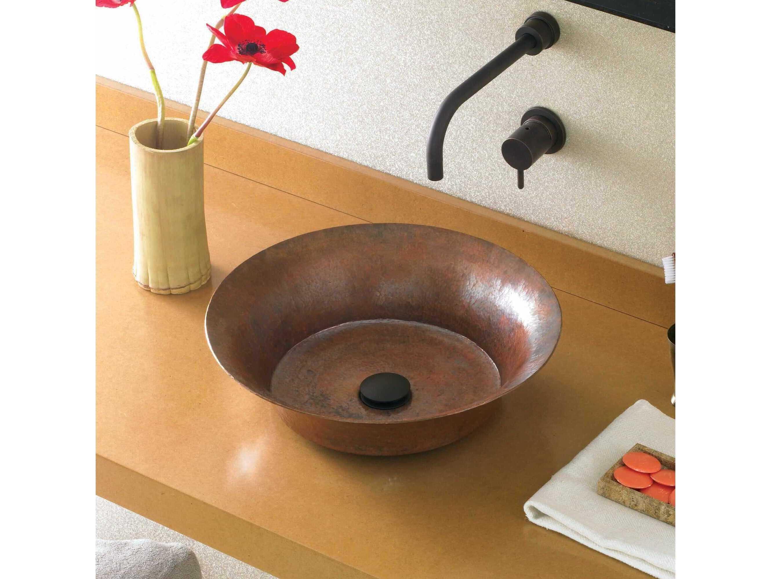 Native Trails Maestro Bajo Tempered Copper Bathroom Sink