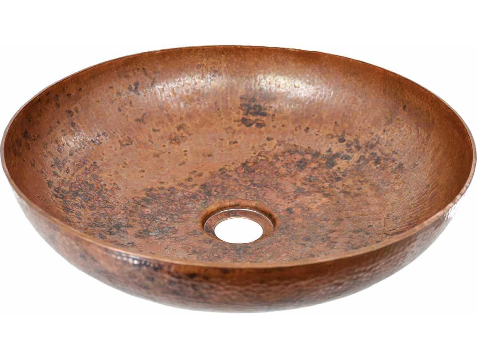 Native Trails Maestro Sonata Petit Tempered Copper Bathroom Sink