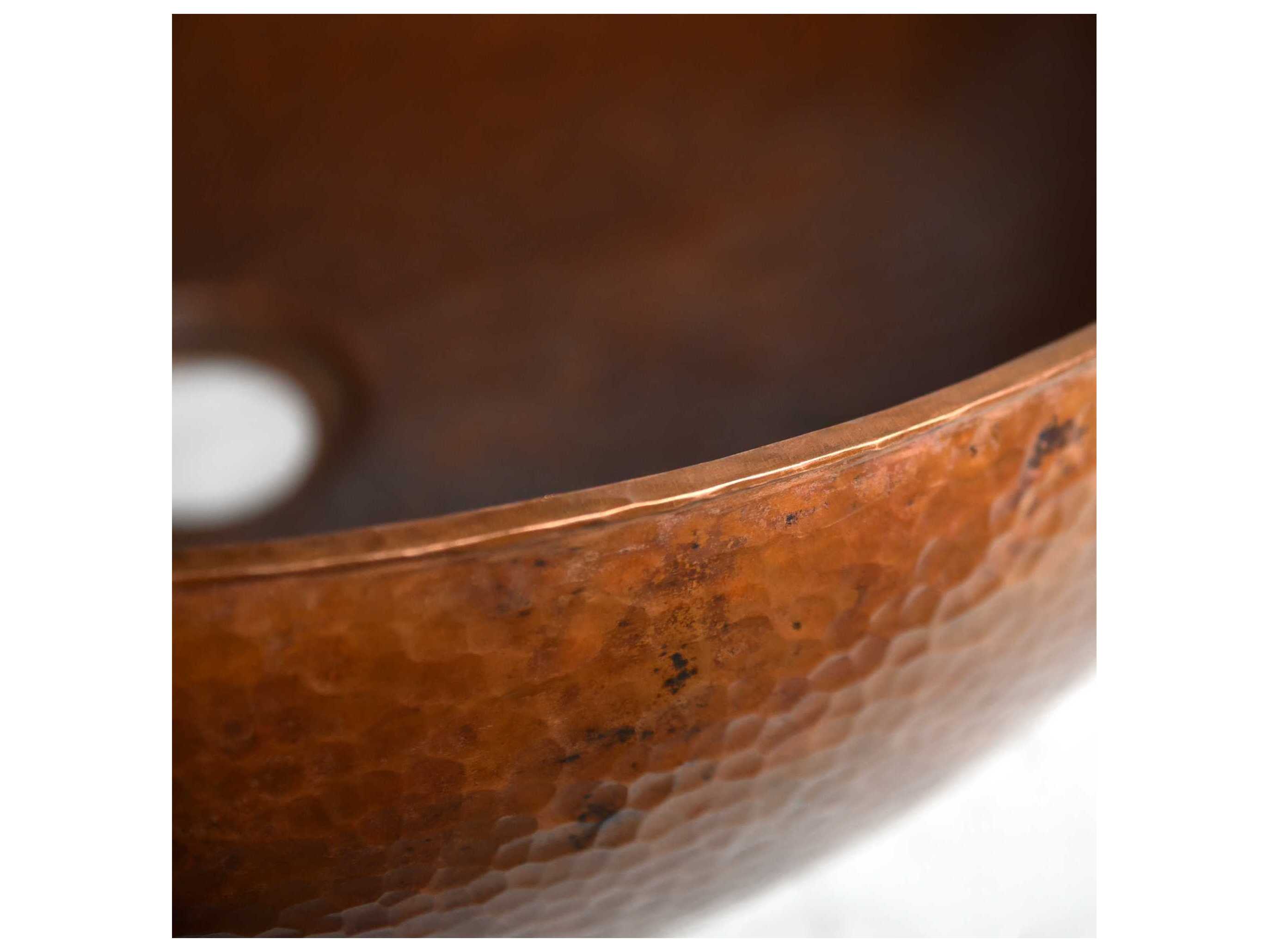 Native Trails Maestro Sonata Petit Tempered Copper Bathroom Sink