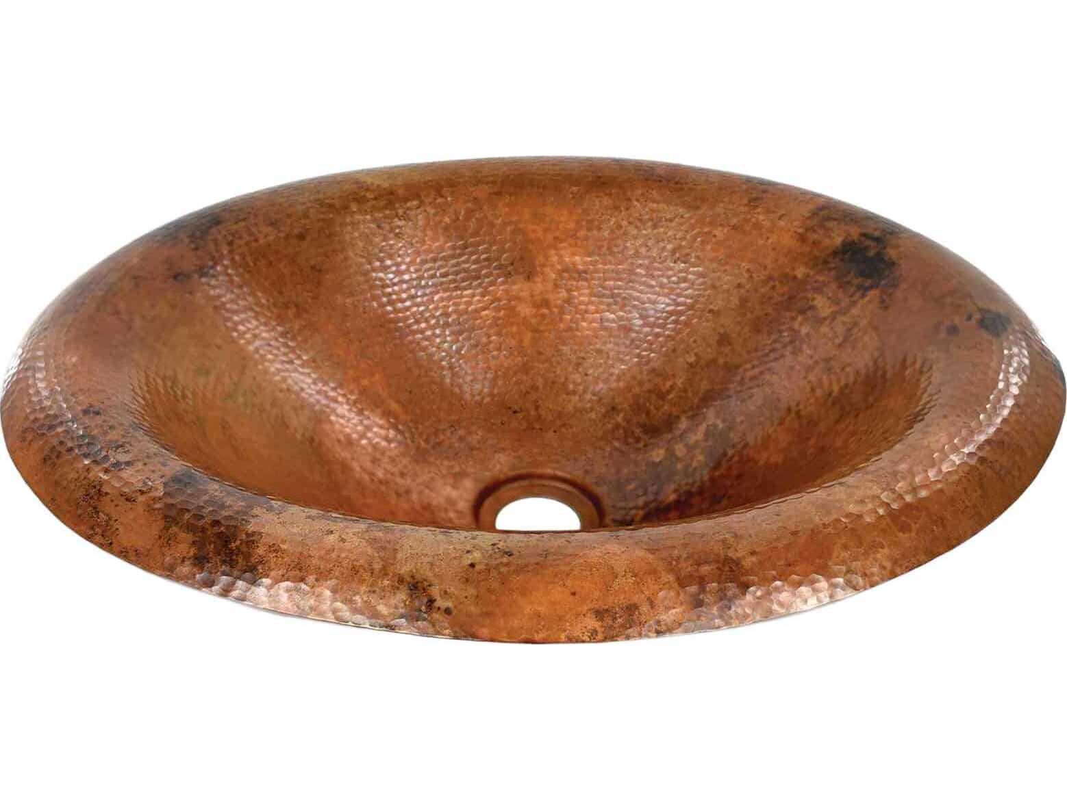 Native Trails Maestro Lotus Tempered Copper Bathroom Sink