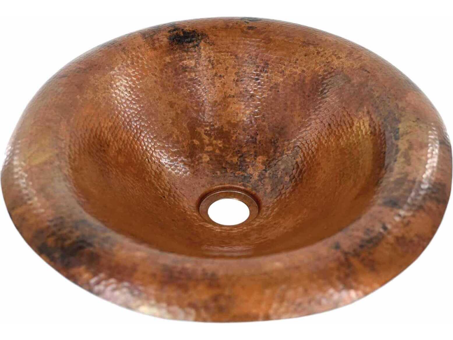 Native Trails Maestro Lotus Tempered Copper Bathroom Sink