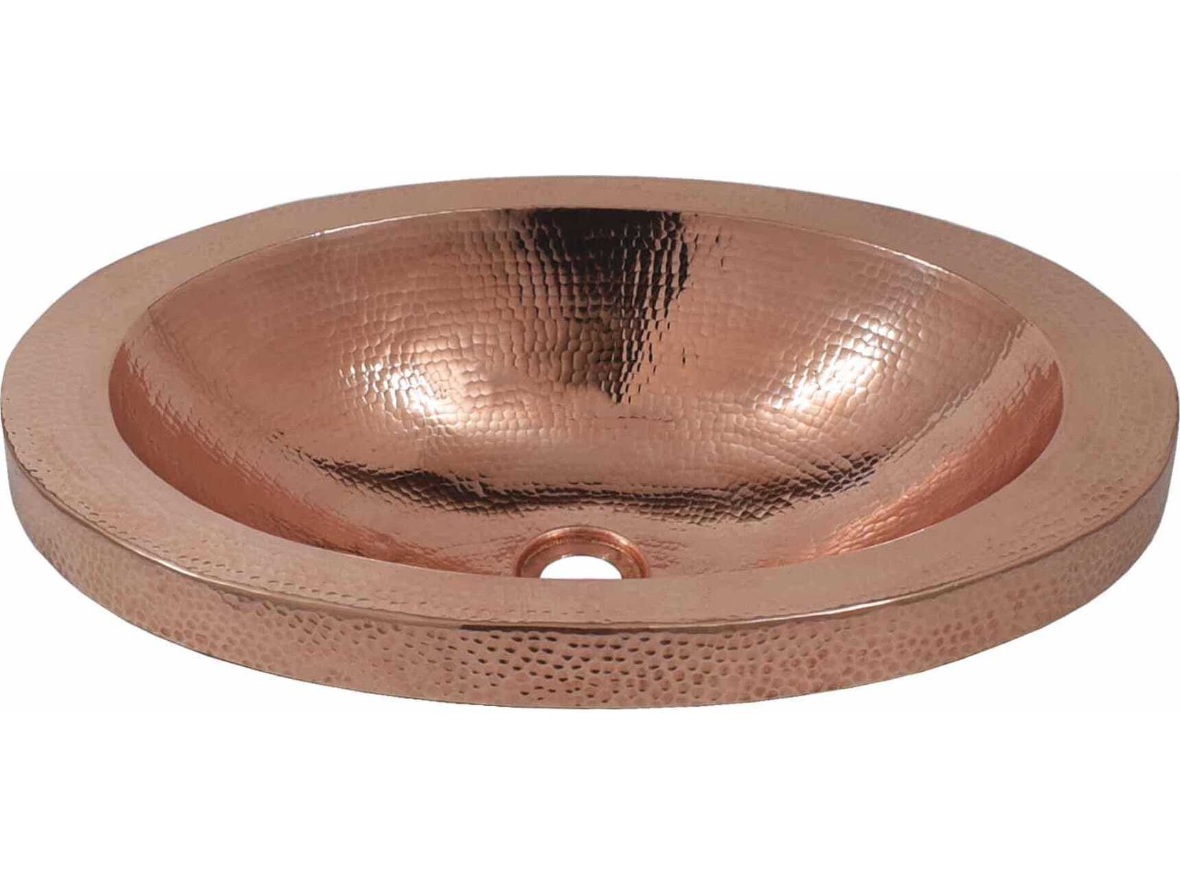 Native Trails Hibiscus Polished Copper Bathroom Sink