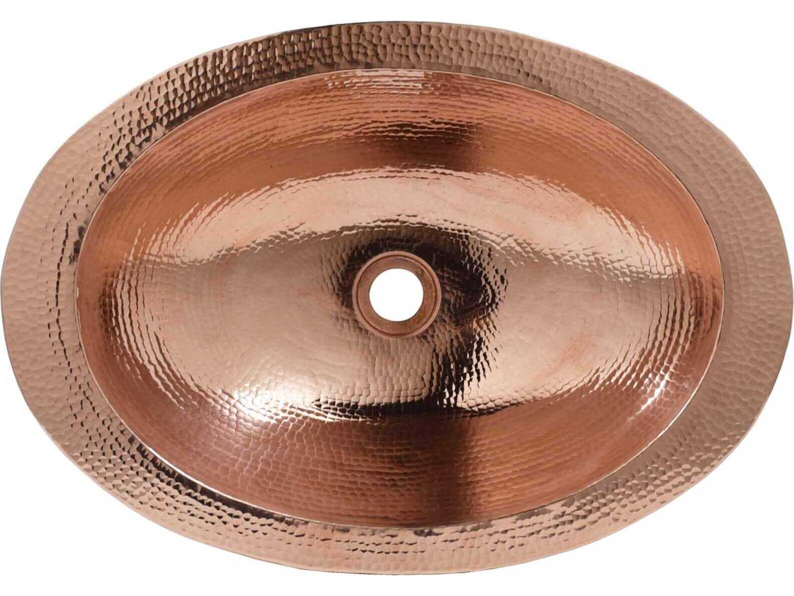Native Trails Hibiscus Polished Copper Bathroom Sink