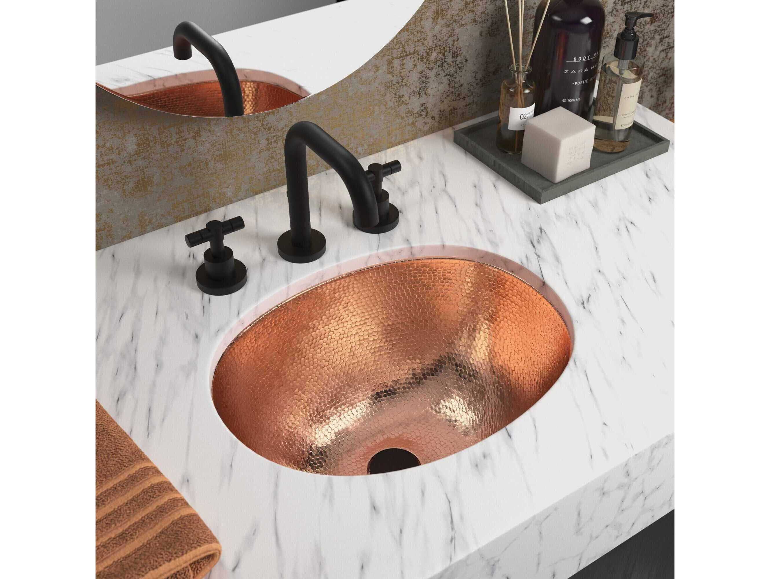 Native Trails Cameo Polished Copper Bathroom Sink