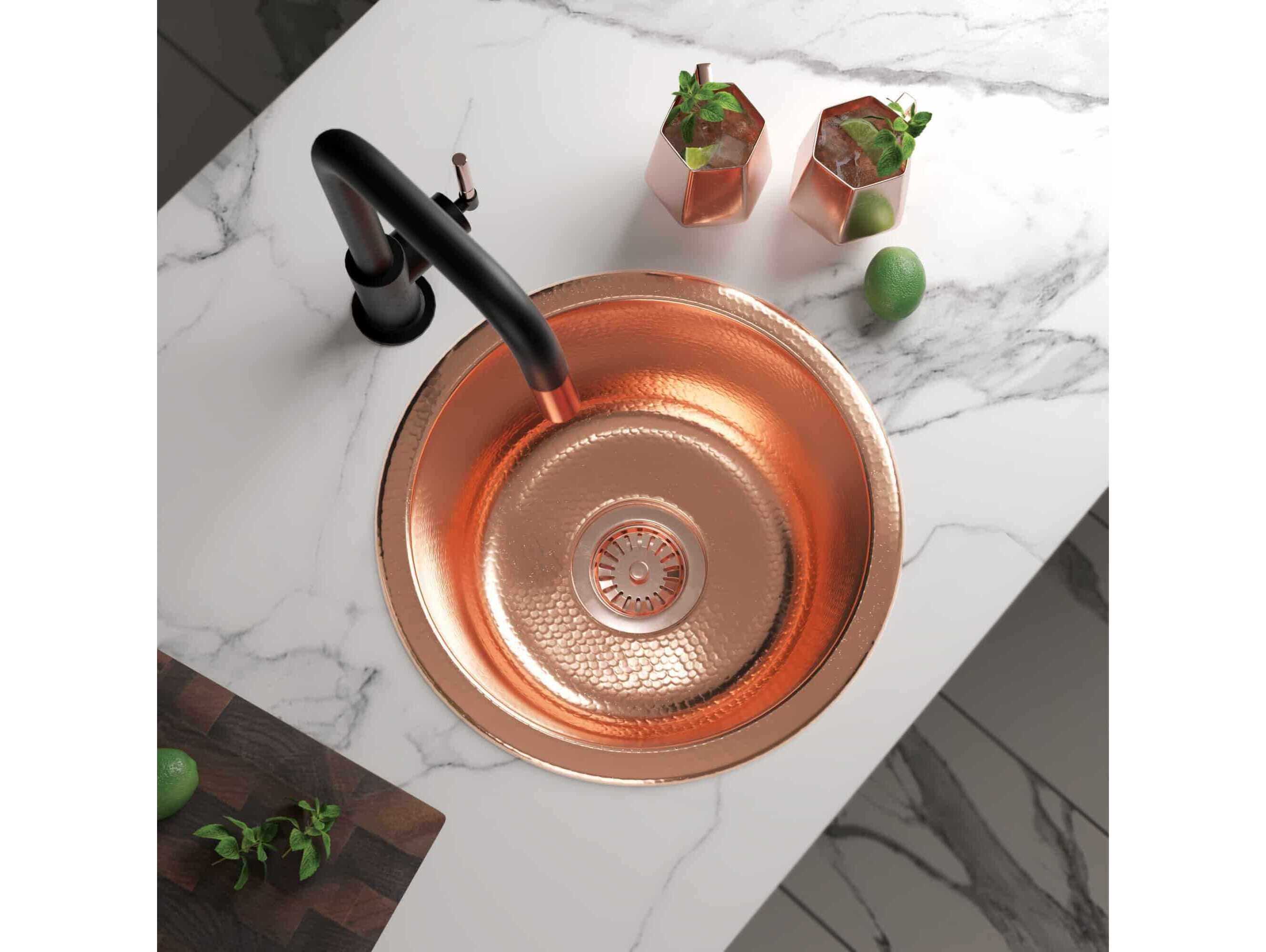 Native Trails Redondo Polished Copper Prep Sink