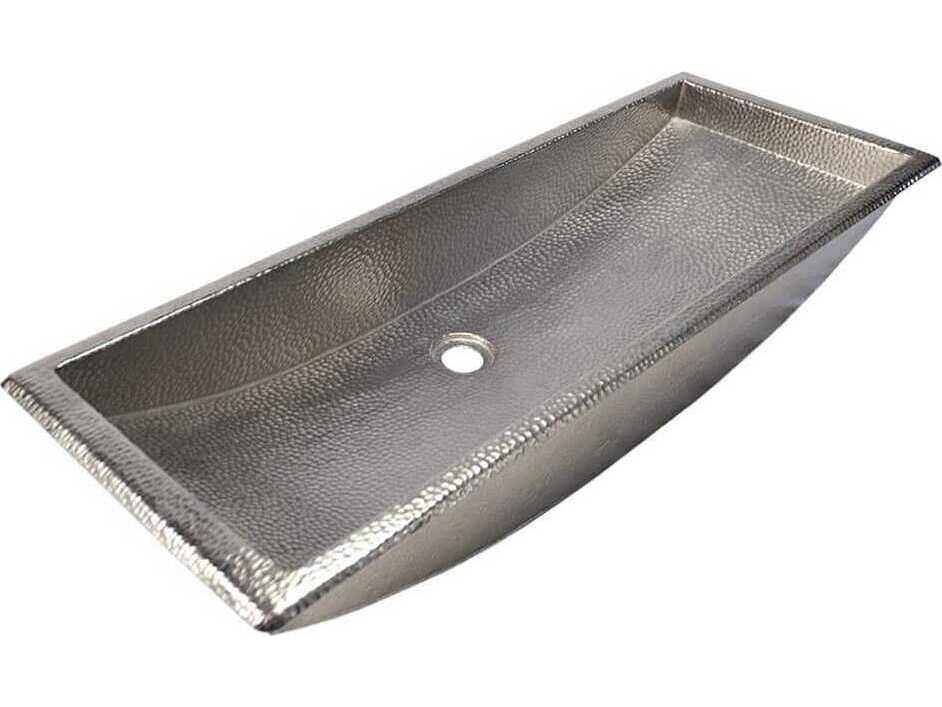 Native Trails Trough Brushed Nickel Bathroom Sink