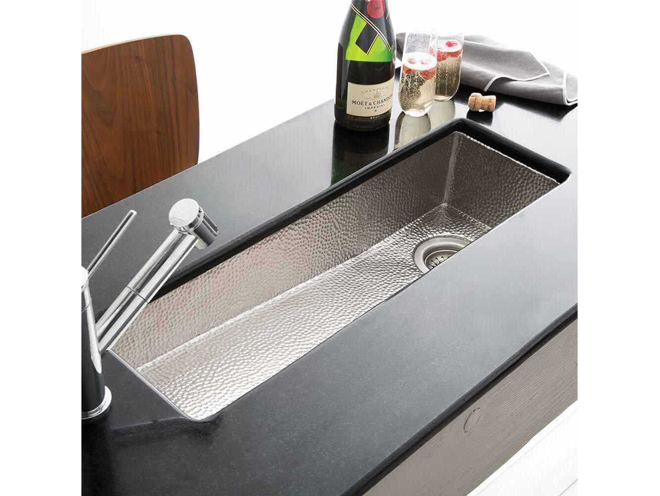 Native Trails Rio Chico Brushed Nickel Prep Sink
