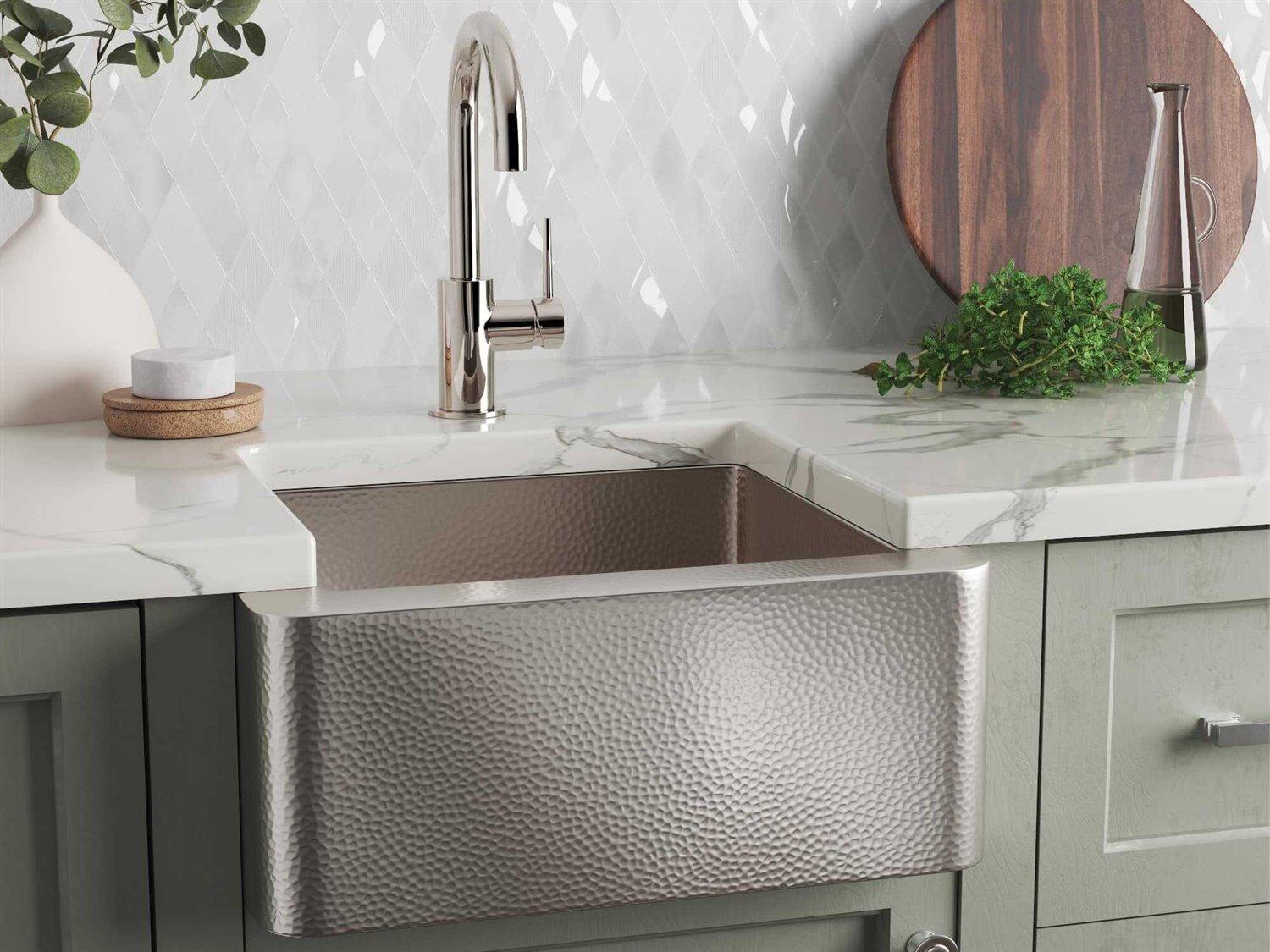 Native Trails Cabana Brushed Nickel Prep Sink