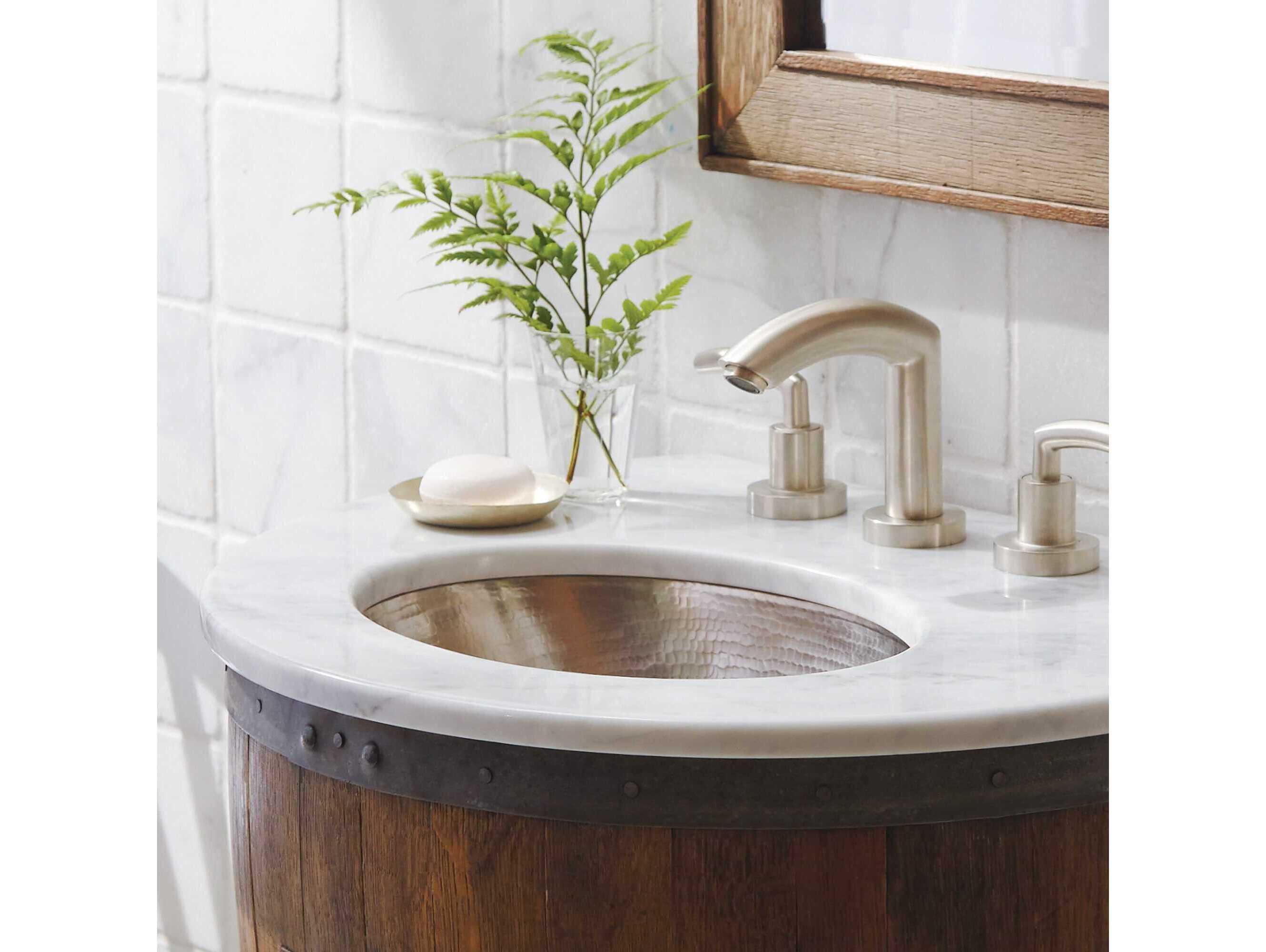 Native Trails Classic Brushed Nickel Bathroom Sink