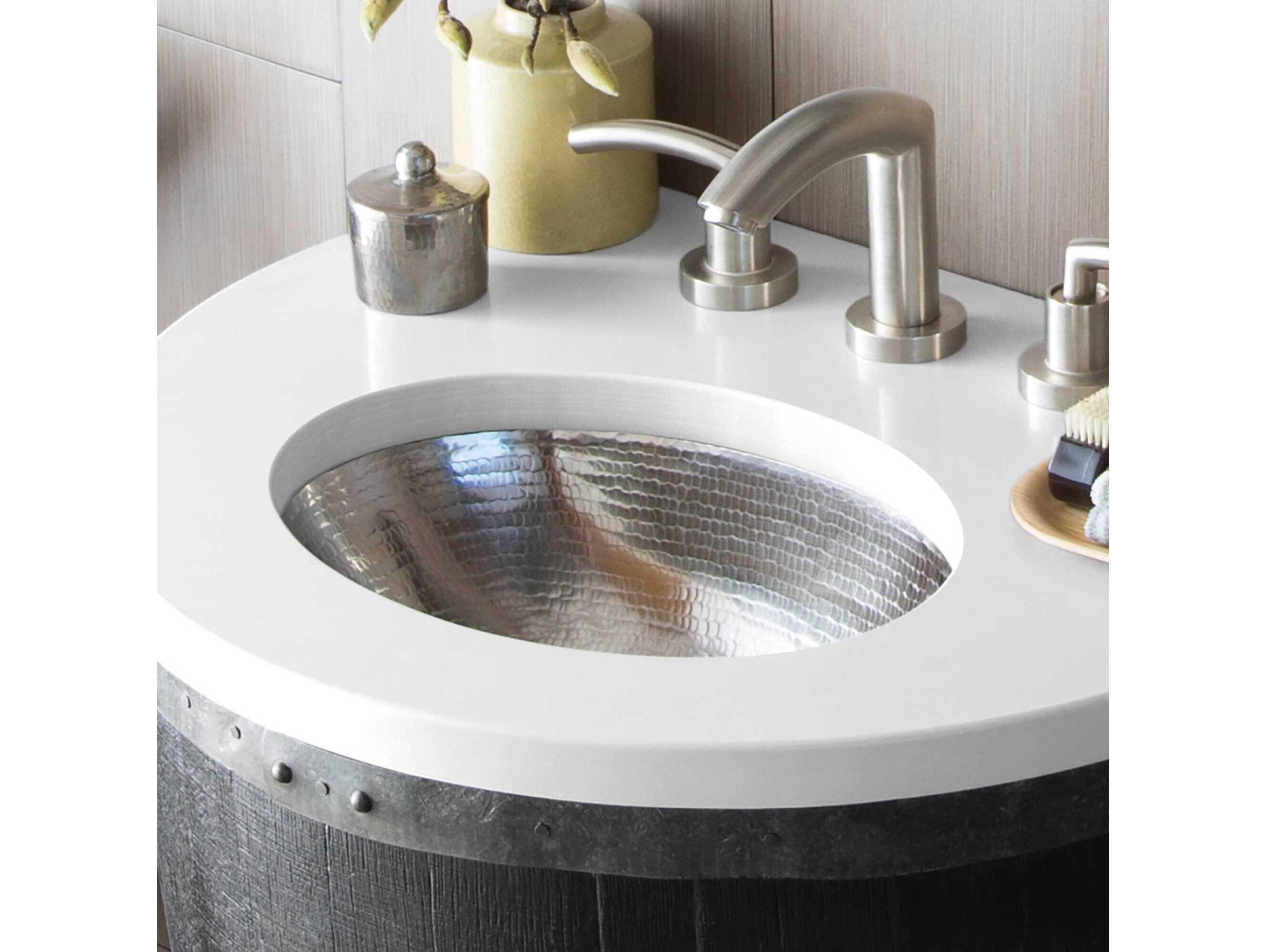 Native Trails Classic Brushed Nickel Bathroom Sink