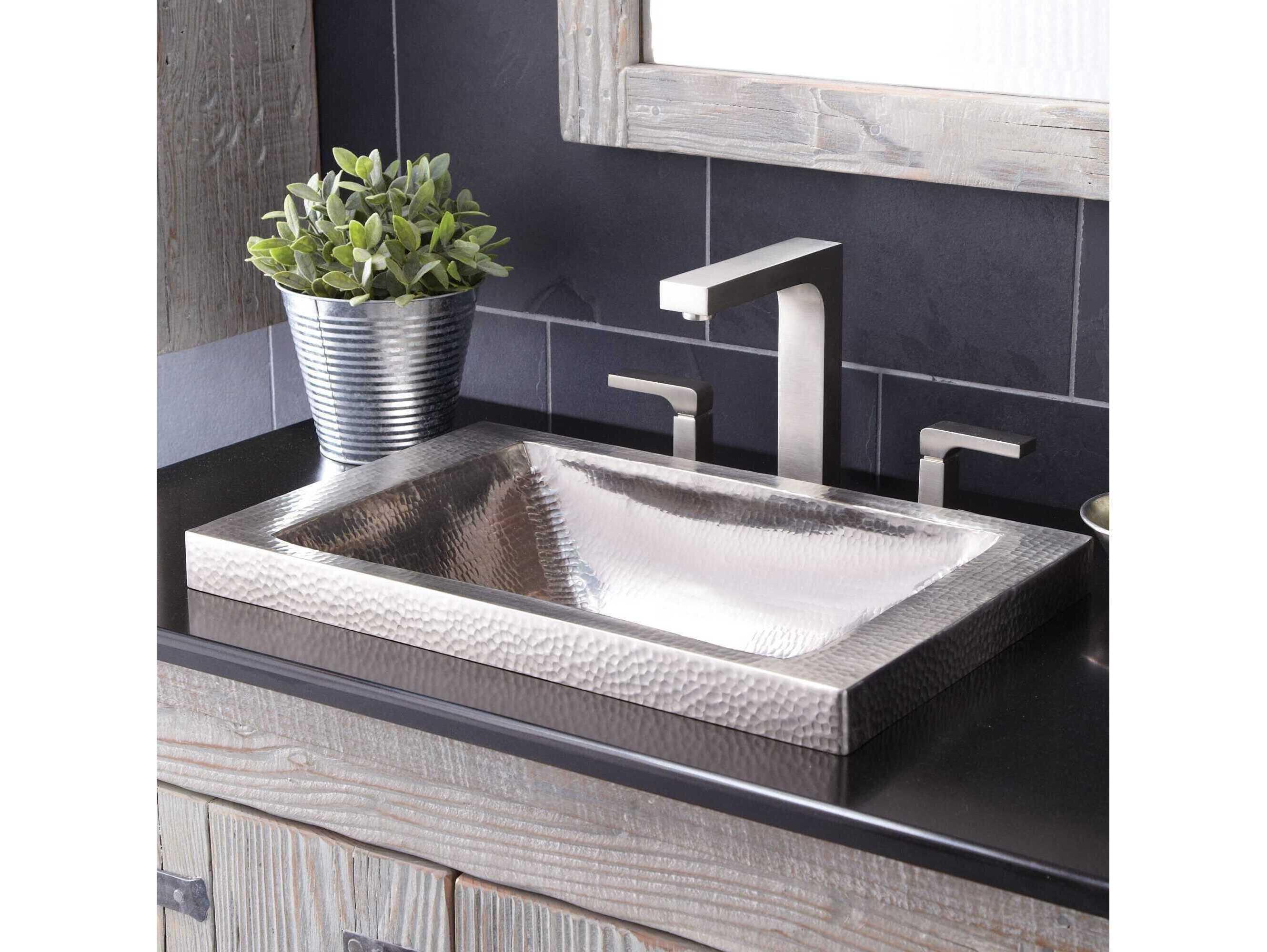 Native Trails Hana Brushed Nickel Bathroom Sink