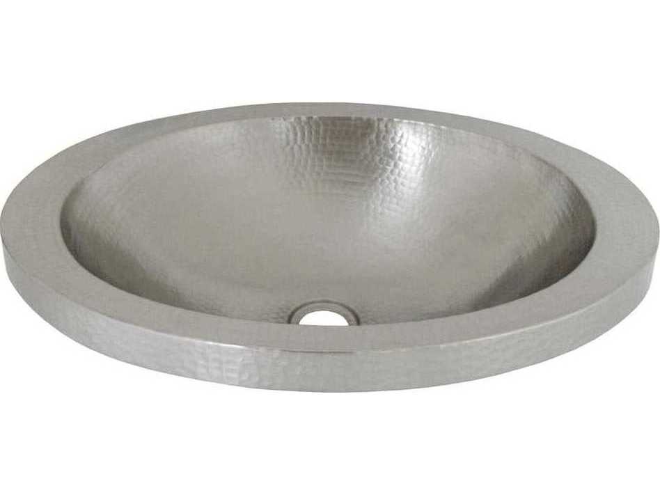 Native Trails Hibiscus Brushed Nickel Bathroom Sink