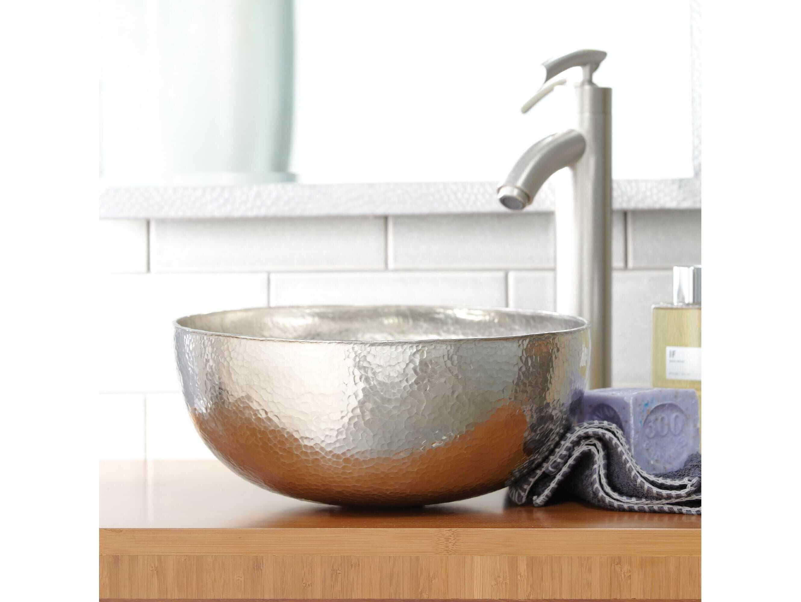 Native Trails Maestro Petit Brushed Nickel Bathroom Sink