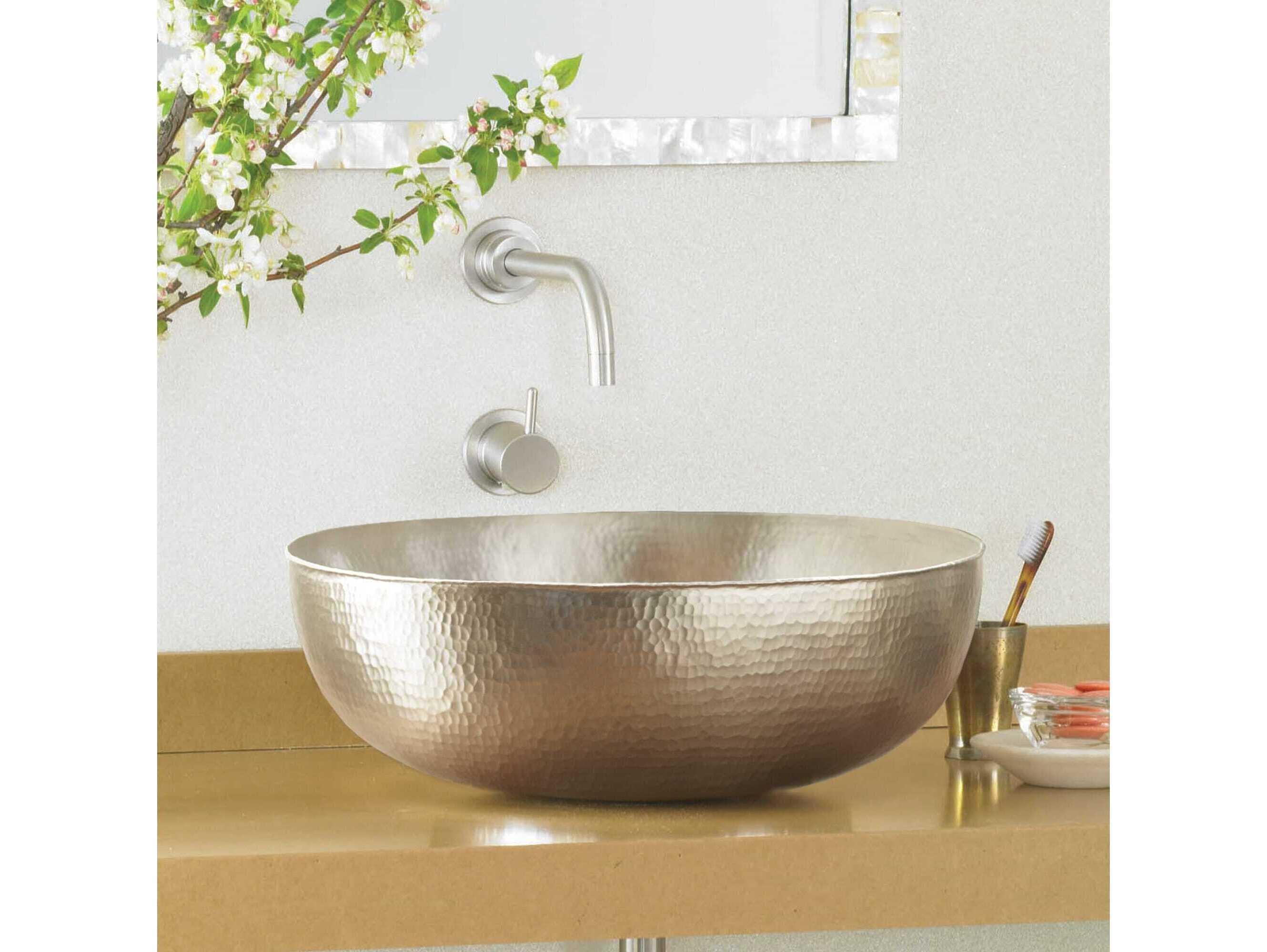 Native Trails Maestro Oval Brushed Nickel Bathroom Sink
