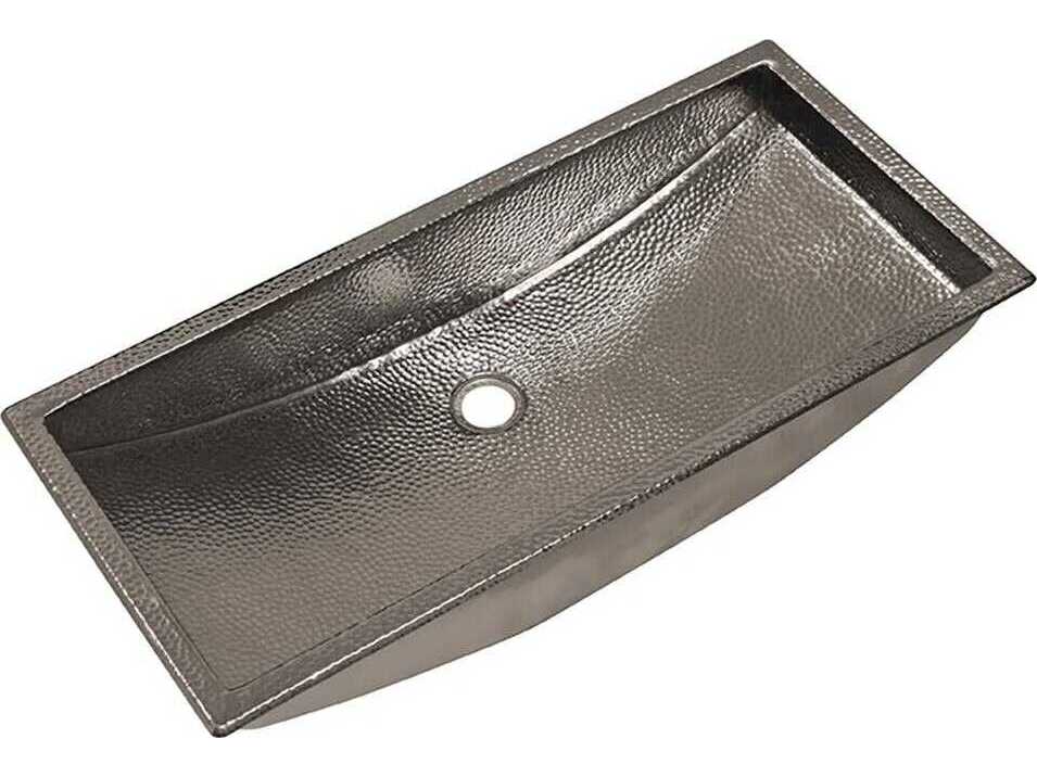 Native Trails Trough Polished Nickel Bathroom Sink