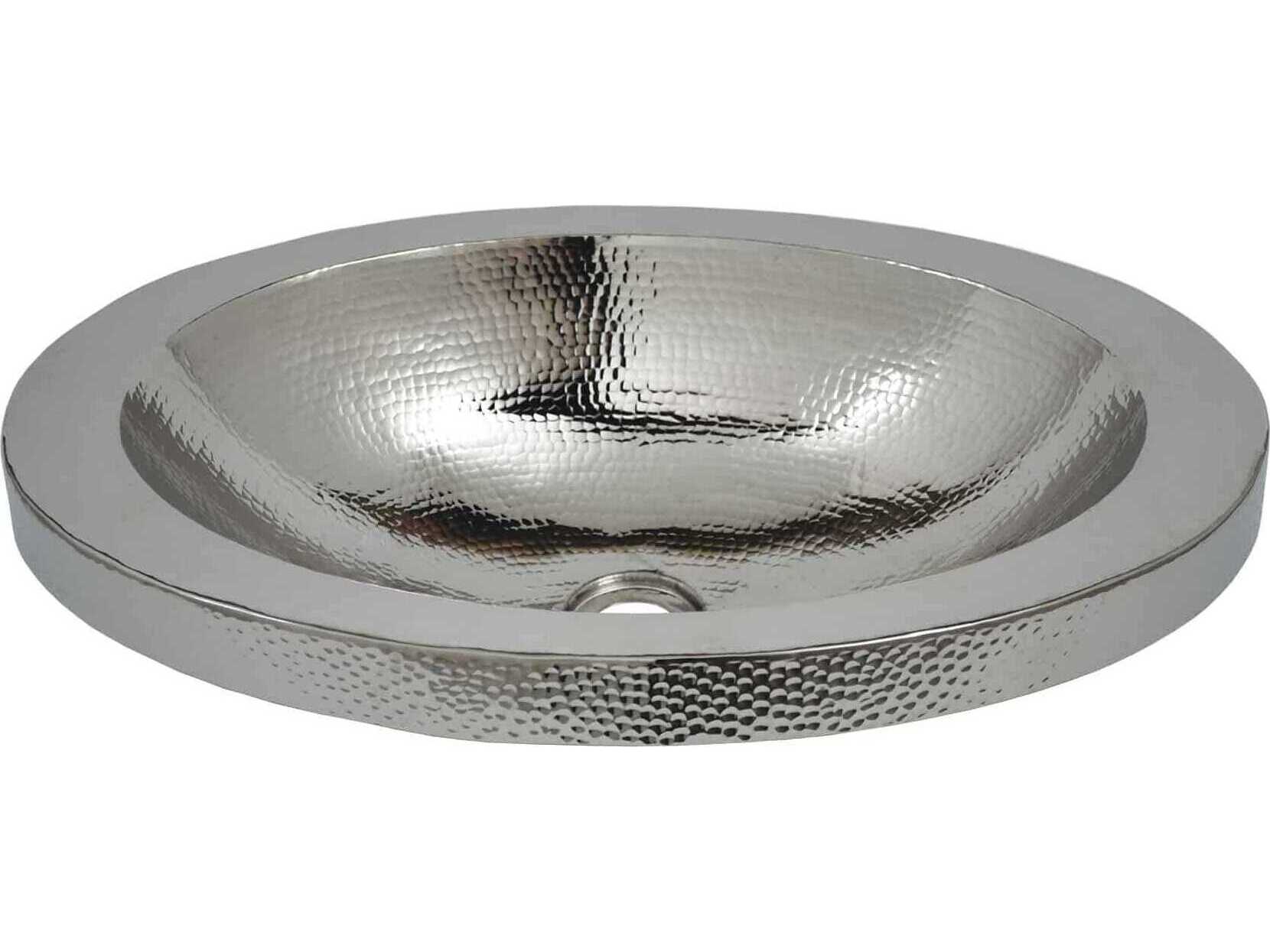 Native Trails Hibiscus Polished Nickel Bathroom Sink