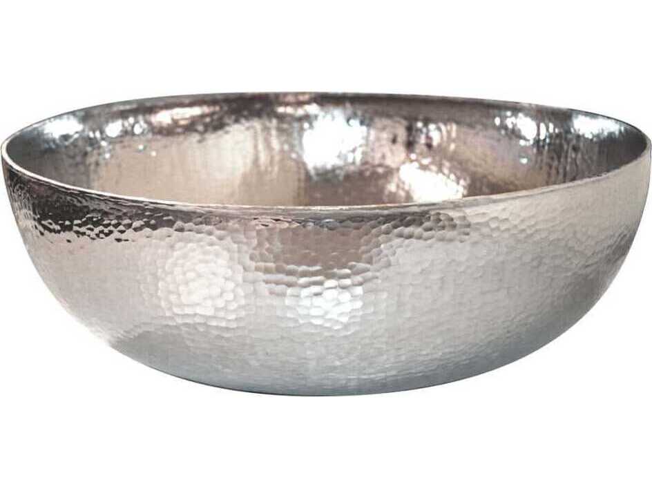 Native Trails Maestro Round Polished Nickel Bathroom Sink