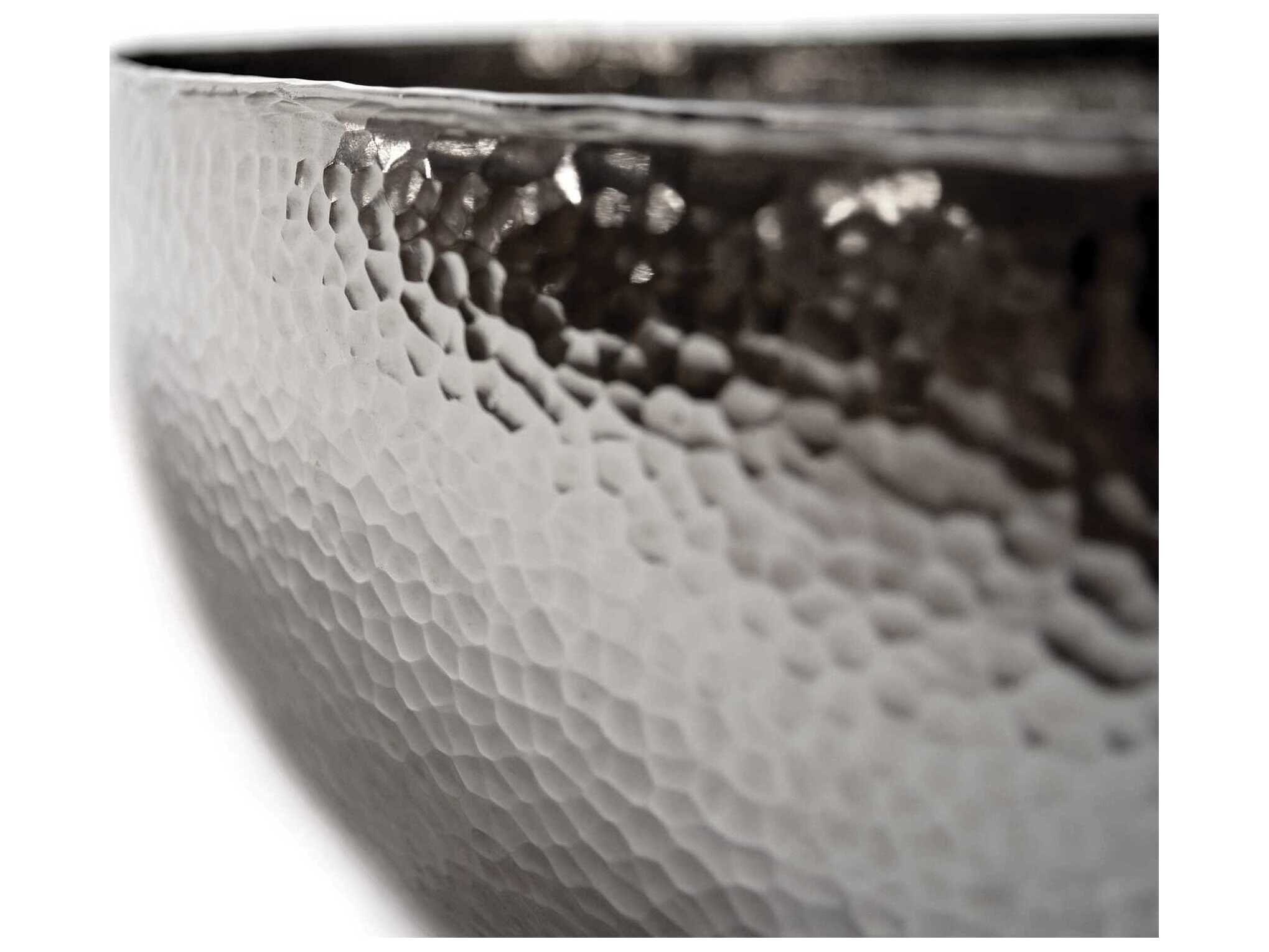 Native Trails Maestro Round Polished Nickel Bathroom Sink