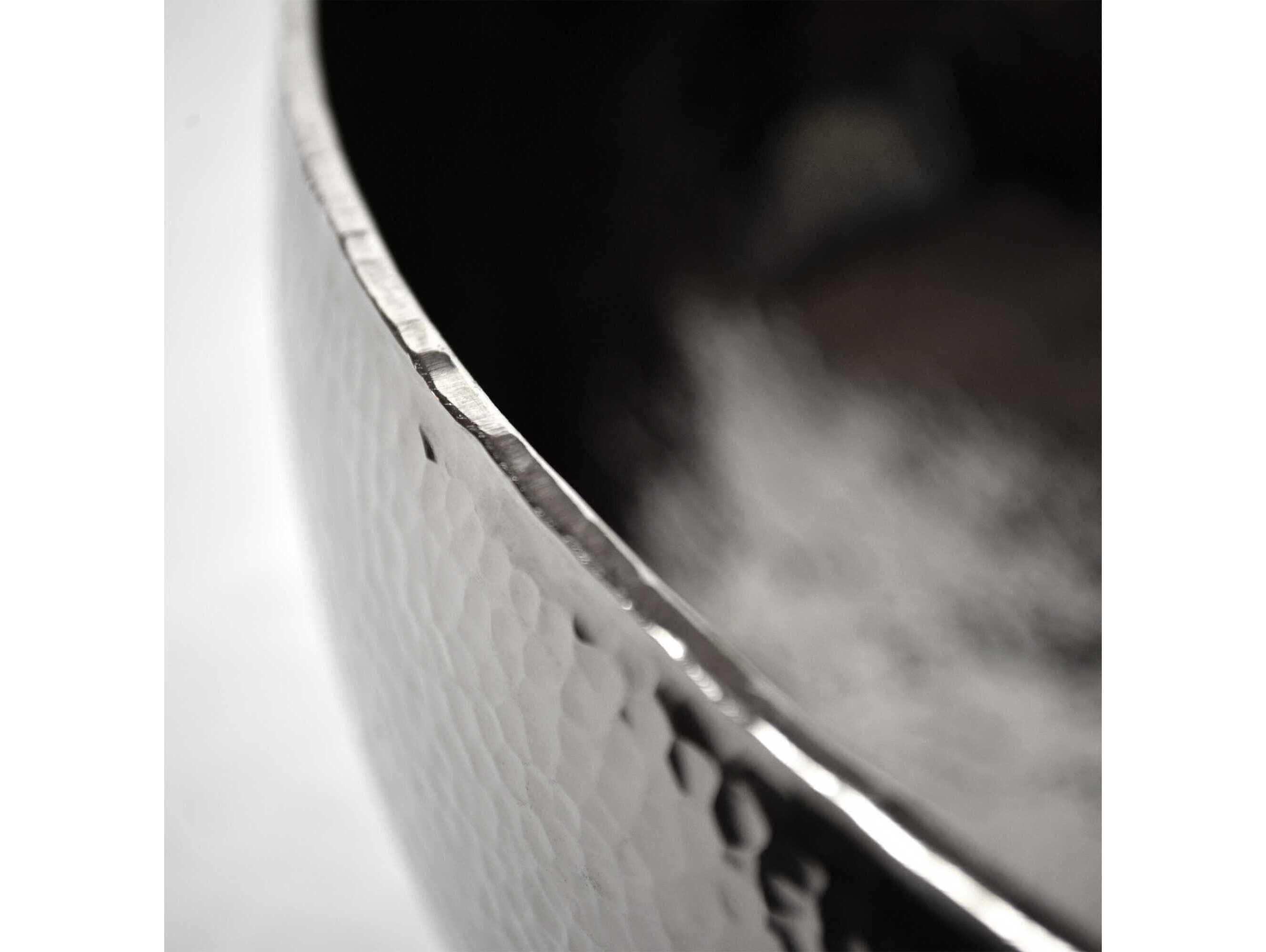 Native Trails Maestro Round Polished Nickel Bathroom Sink