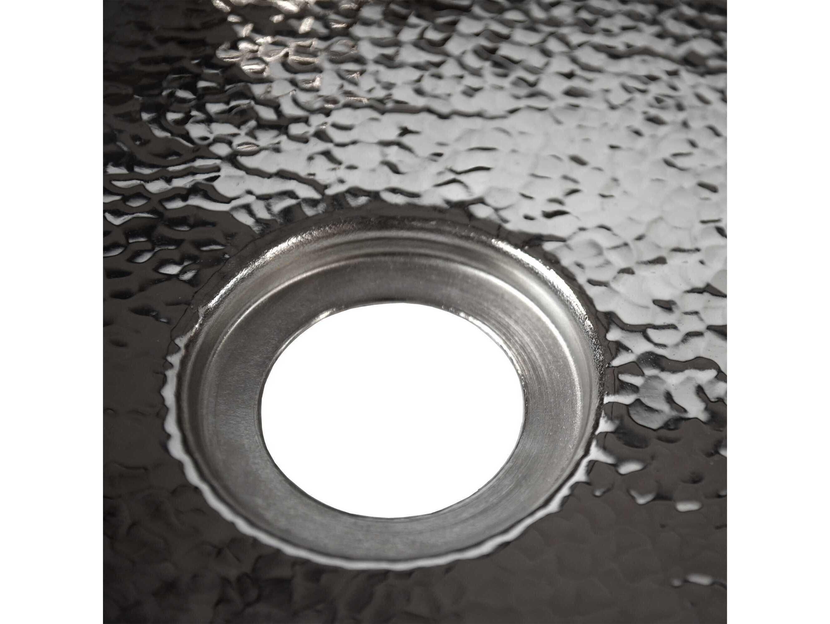 Native Trails Maestro Round Polished Nickel Bathroom Sink
