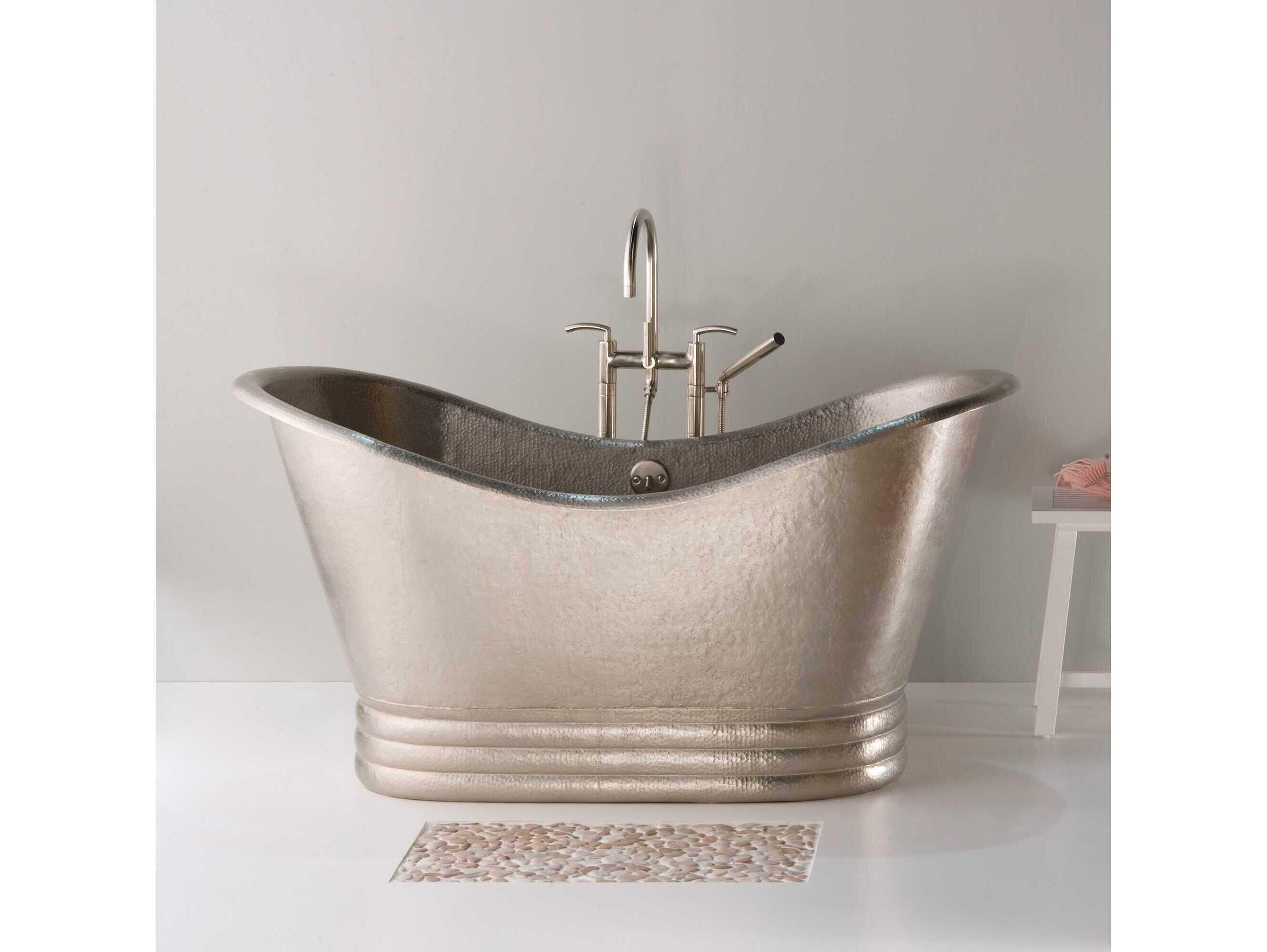 Native Trails Aurora Brushed Nickel Bathtub