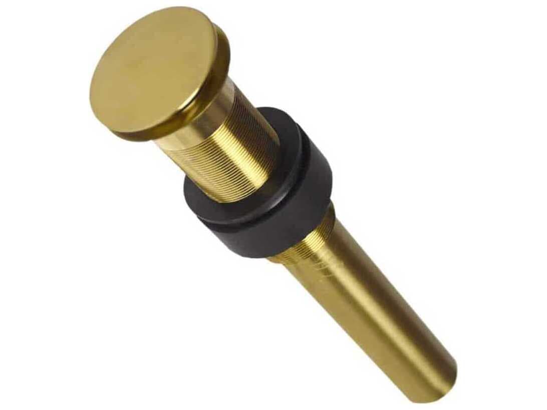 Native Trails Brushed Gold 1.5" Dome Drain