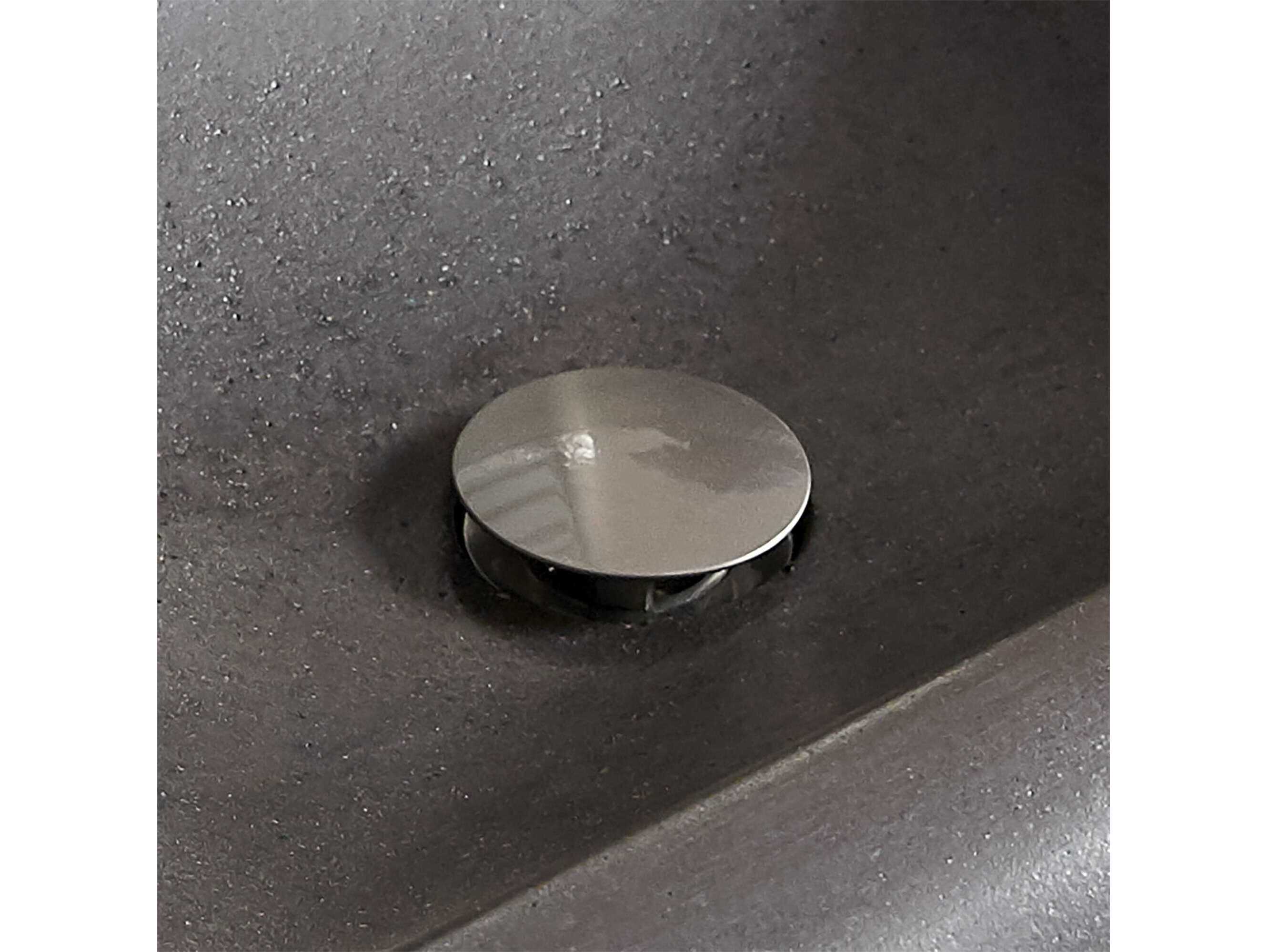Native Trails Brushed Nickel 1.5" Dome Drain