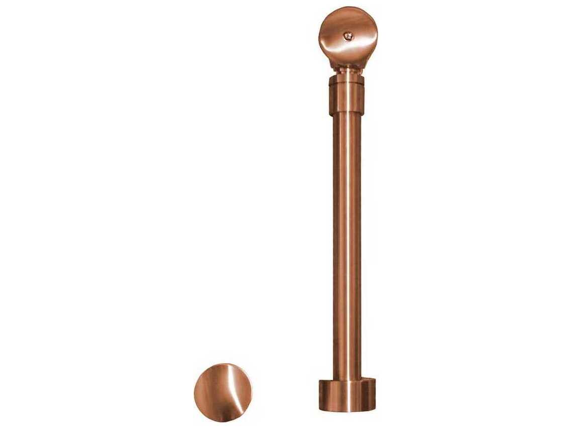 Native Trails Polished Copper Push to Seal Bath Waste & Overflow