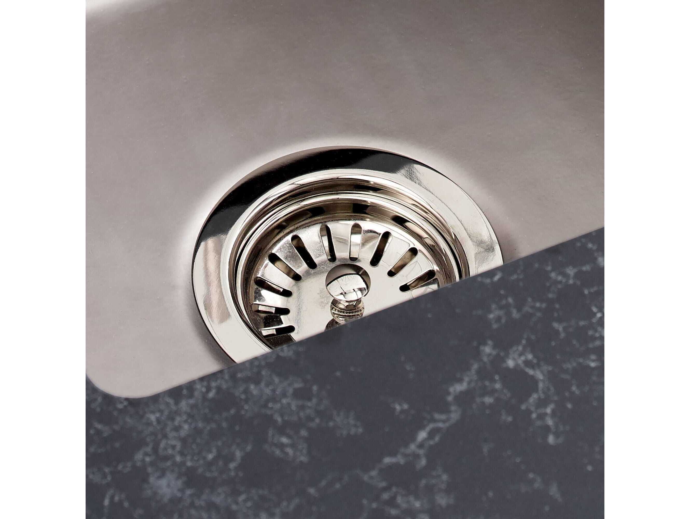 Native Trails Polished Nickel 3.5" Basket Strainer