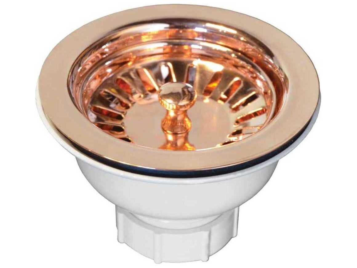 Native Trails Polished Copper 3.5" Basket Strainer