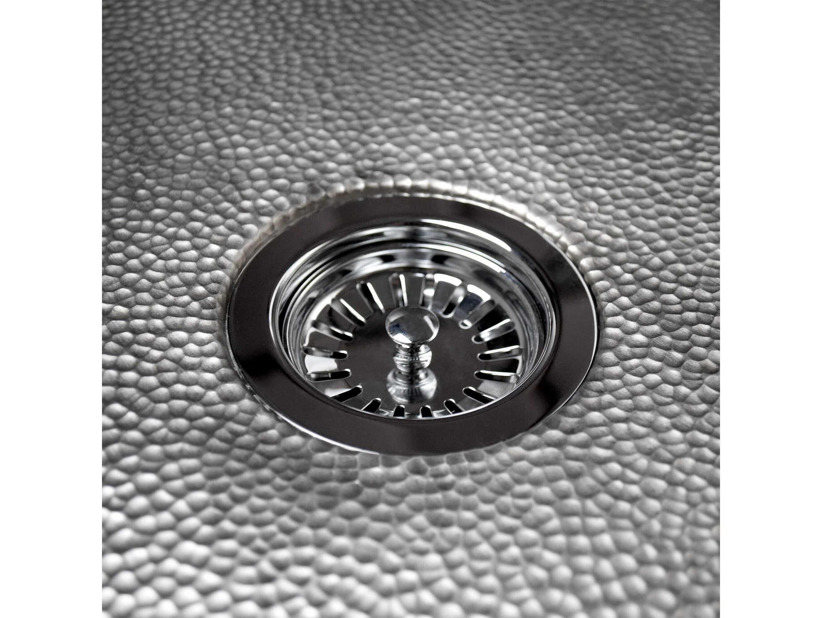 Native Trails Polished Nickel Disposer Trim with Basket Strainer