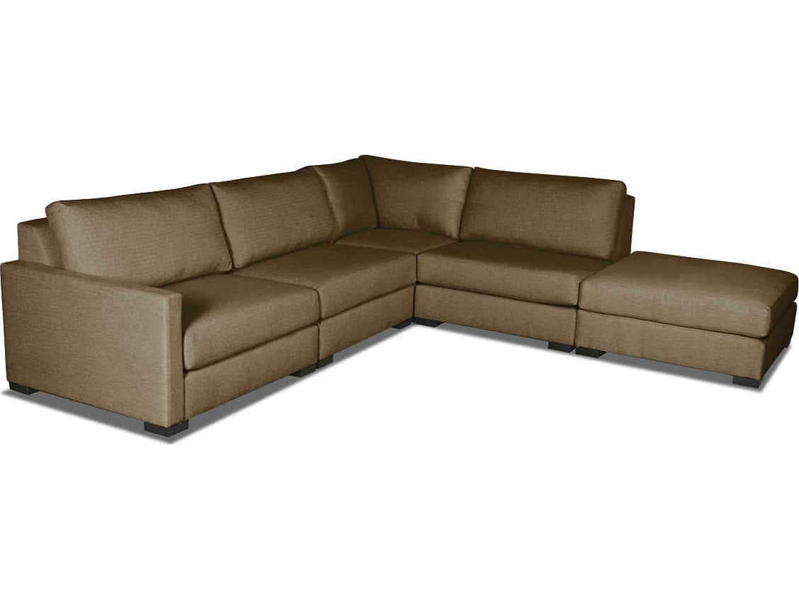Nativa Interiors Chester 5 - Pieces LAF Upholstered Sectional Sofa with Ottoman