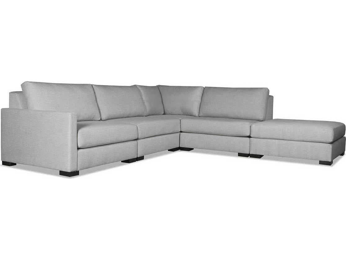 Nativa Interiors Chester 5 - Pieces LAF Upholstered Sectional Sofa with Ottoman