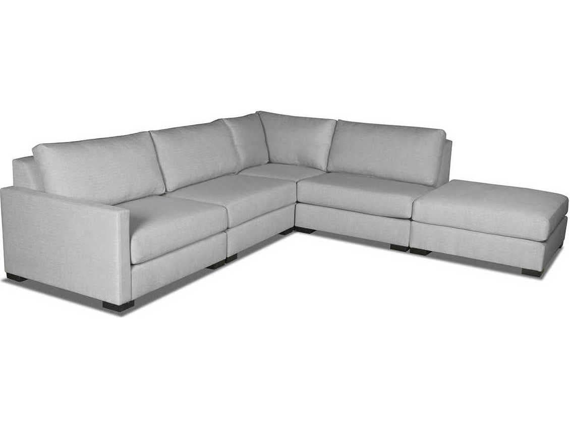 Nativa Interiors Chester 5 - Pieces LAF Upholstered Sectional Sofa with Ottoman