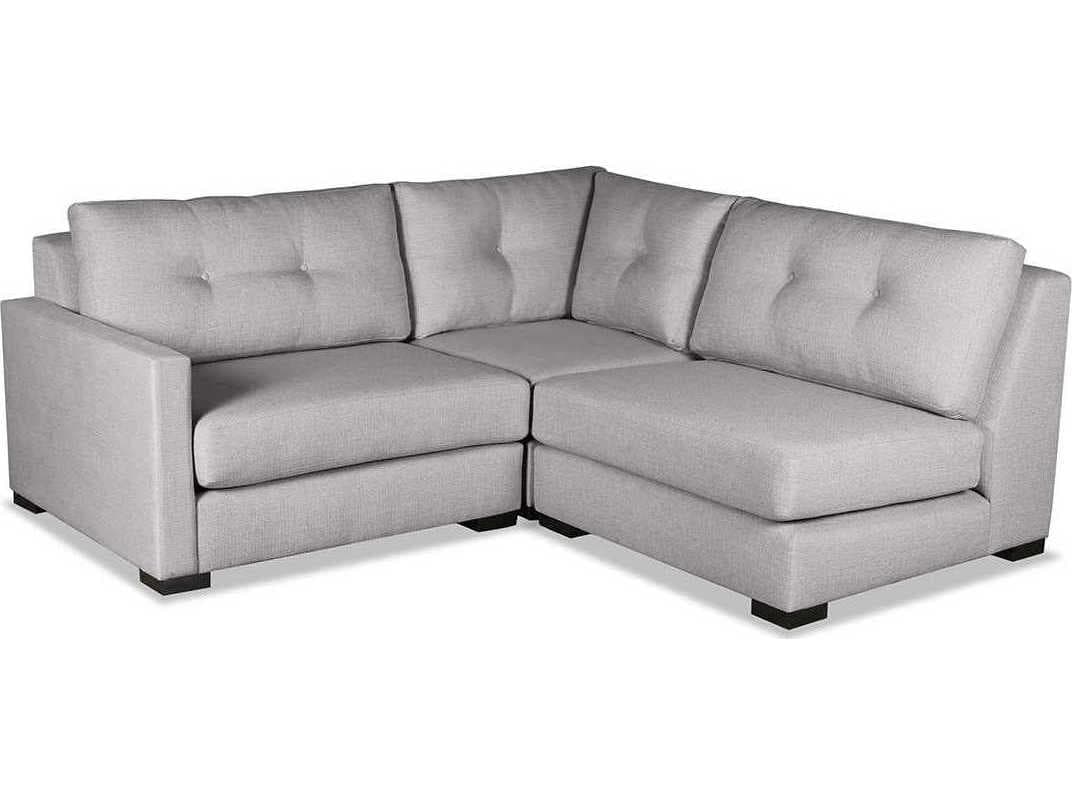 Nativa Interiors Chester Buttoned 3 - Pieces LAF Upholstered Sectional Sofa
