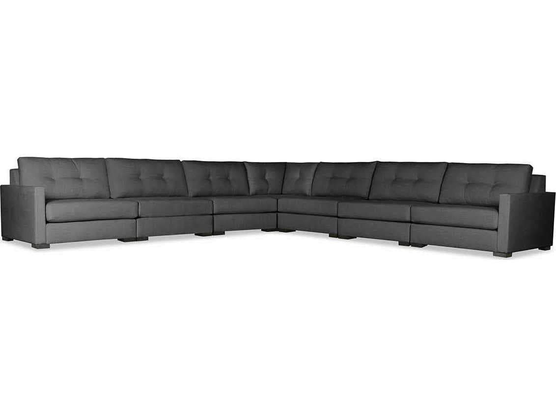 Nativa Interiors Chester Buttoned 7 - Pieces Upholstered Sectional Sofa