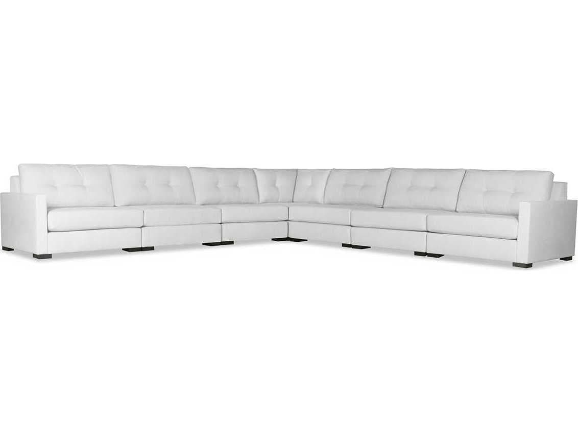 Nativa Interiors Chester Buttoned 7 - Pieces Upholstered Sectional Sofa