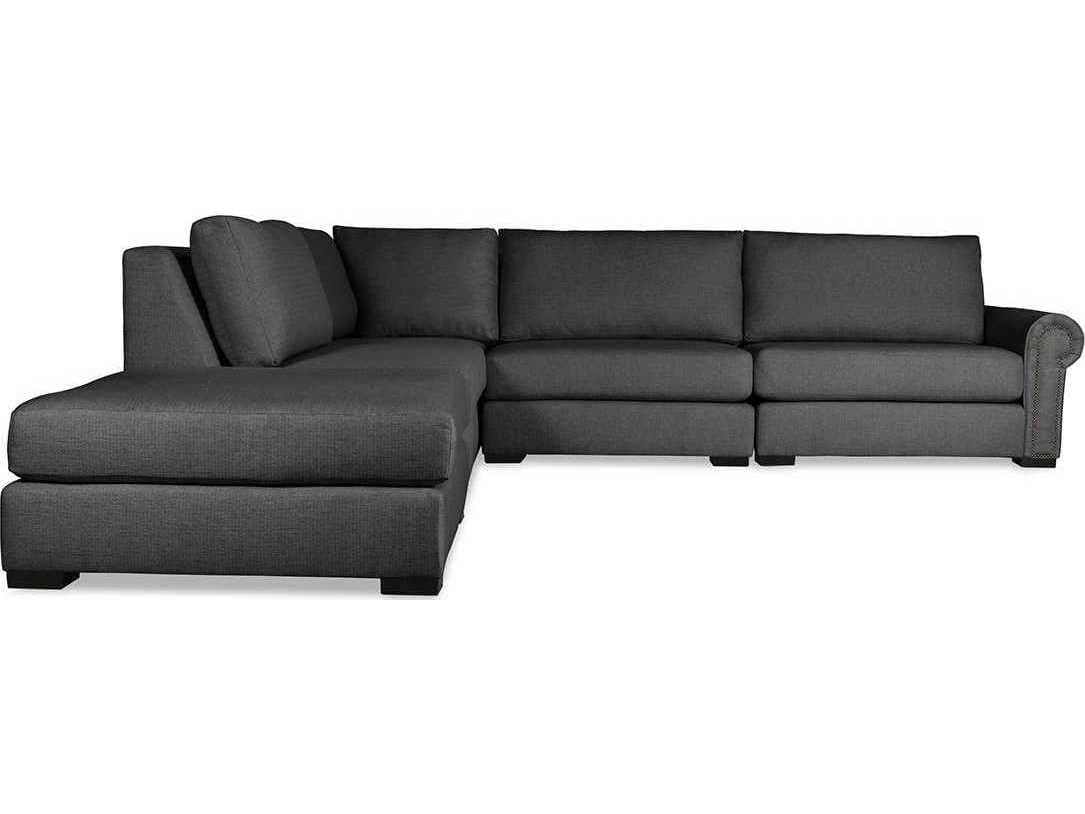 Nativa Interiors Sylviane 5 - Pieces RAF Upholstered Sectional Sofa with Ottoman