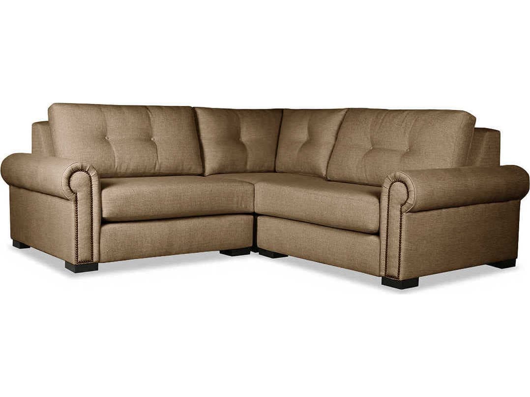 Nativa Interiors Sylviane Buttoned 3 - Pieces Upholstered Sectional Sofa